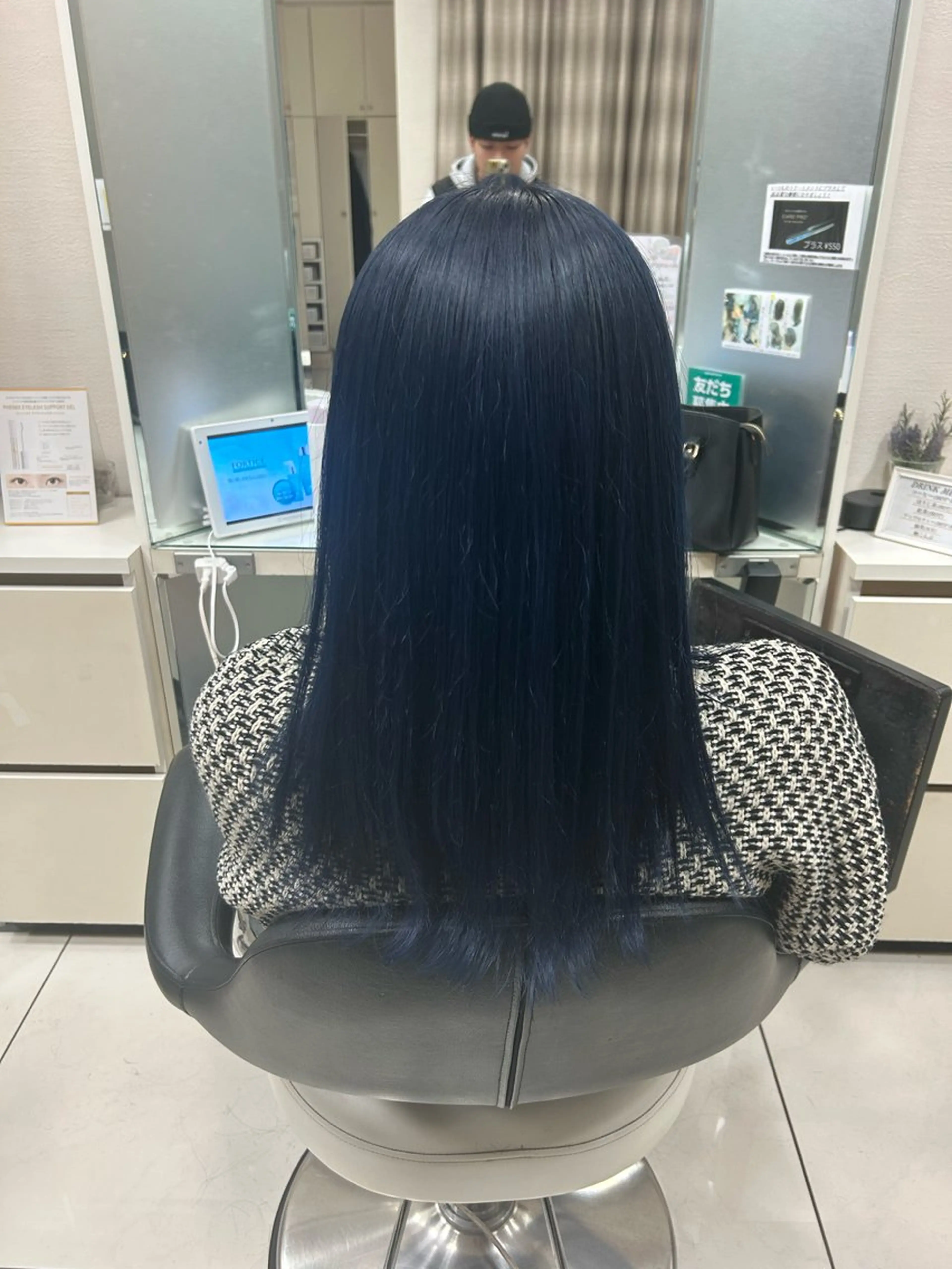 セミロング 縮毛矯正 メンズカット／パーマ ／GOUのヘアスタイル