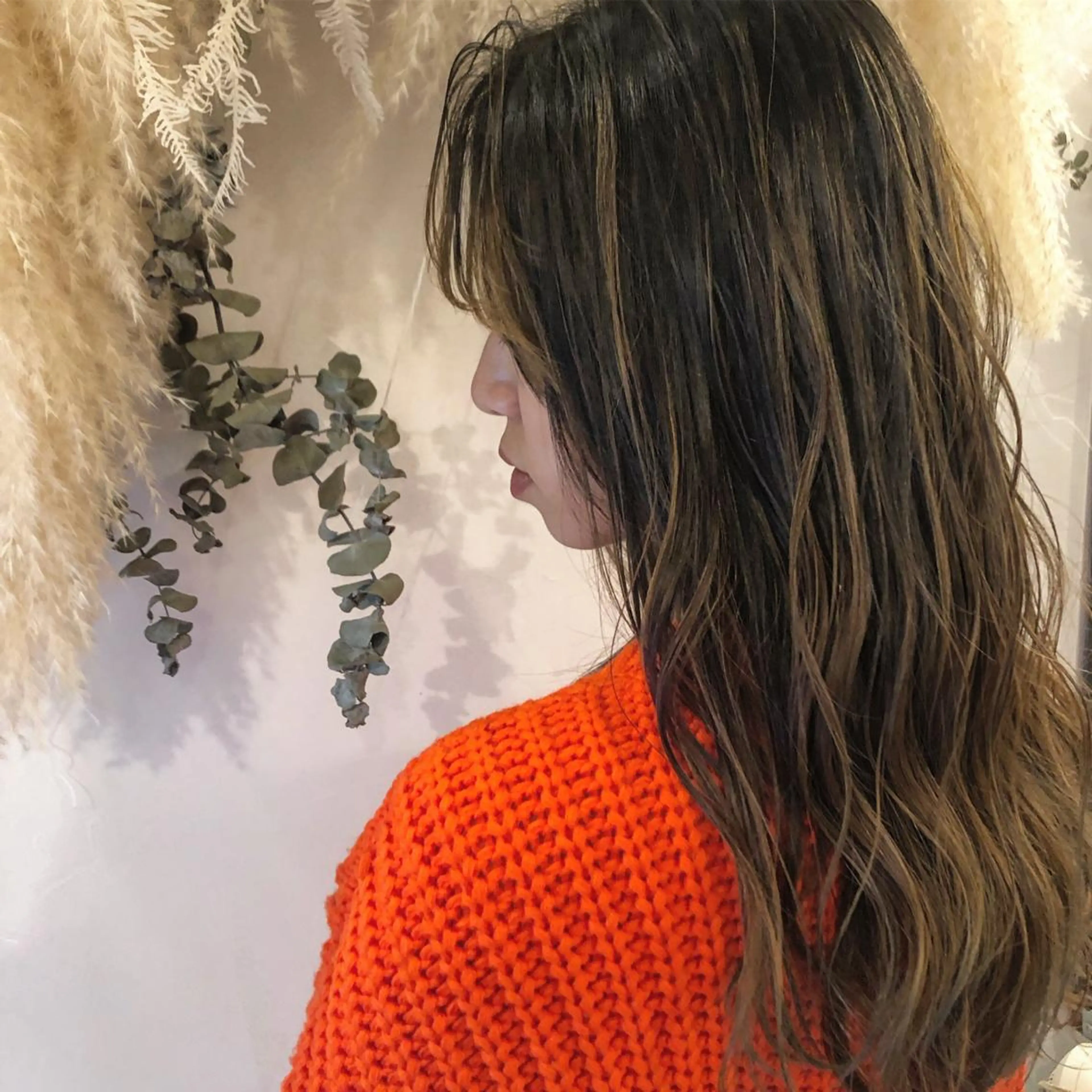 ロング カラー ヘアアレンジ バレイヤージュ ハイライトカラー ハイライト レイヤーカット 髪の悩みを解決！ 那須達敦のヘアスタイル