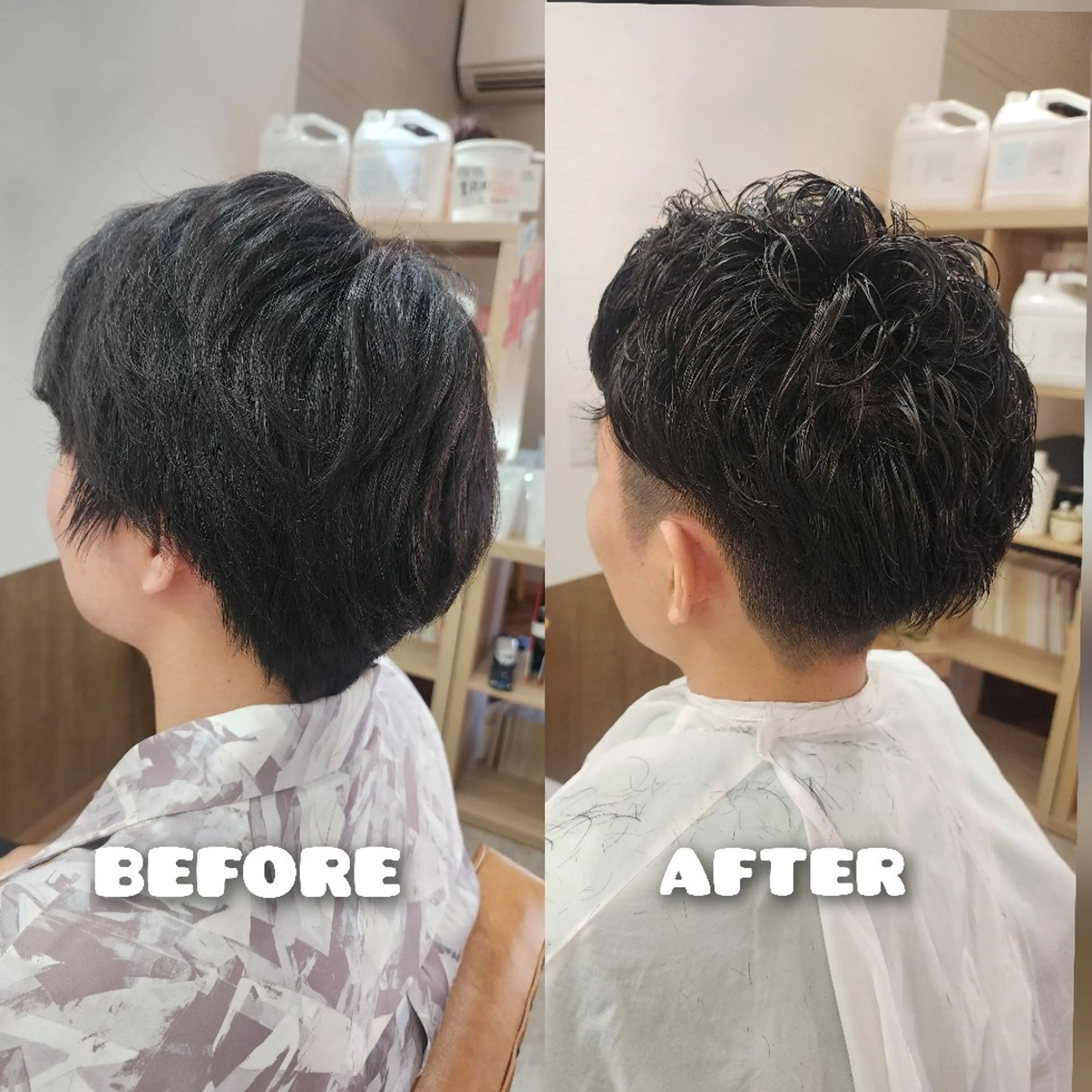 パーマ メンズ ショート メンズパーマ Chii hair ☆ いとう くみのヘアスタイル