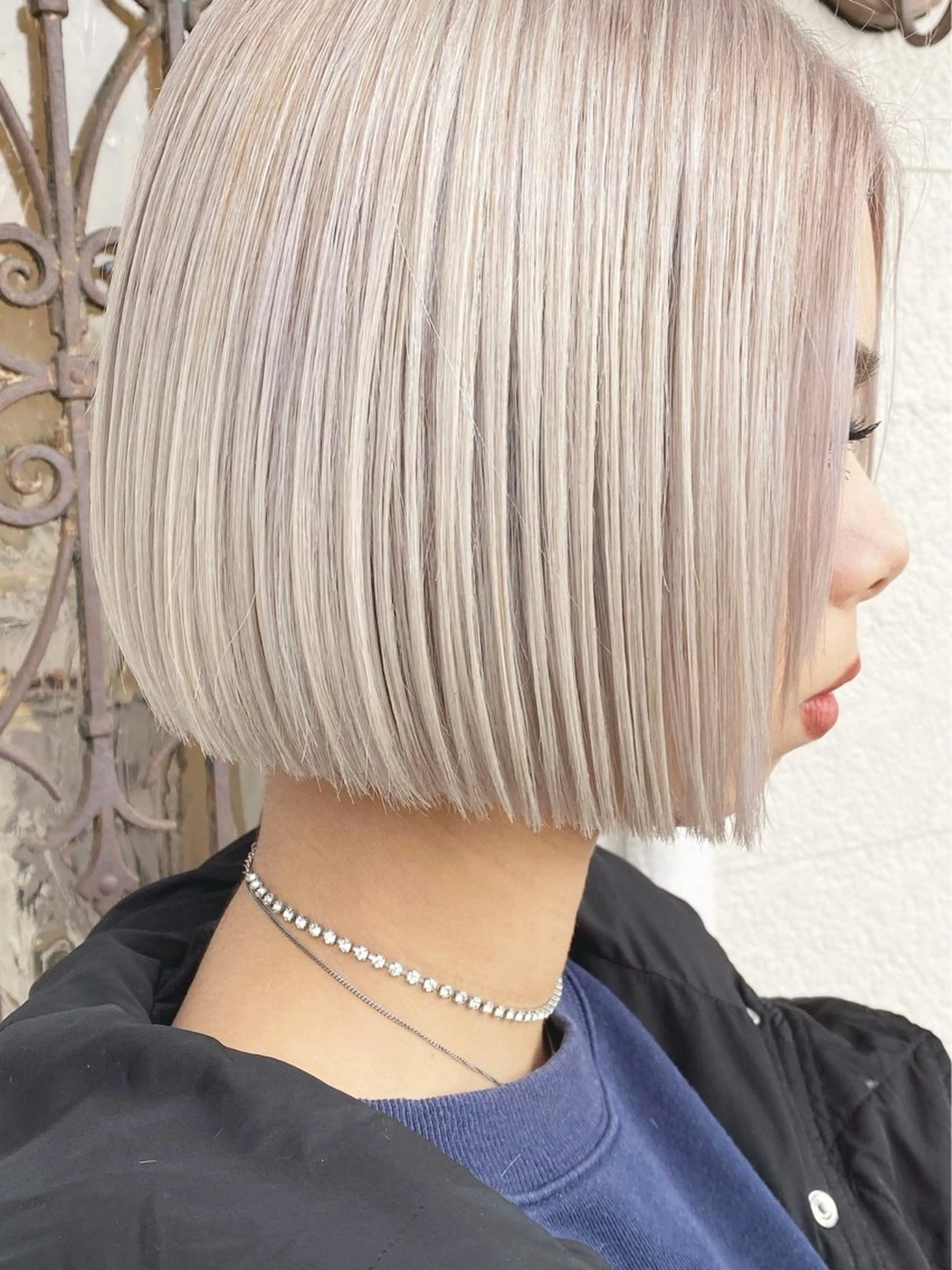 ショート カラー トリートメント nari ☺︎ ボブ/透明感カラーのヘアスタイル