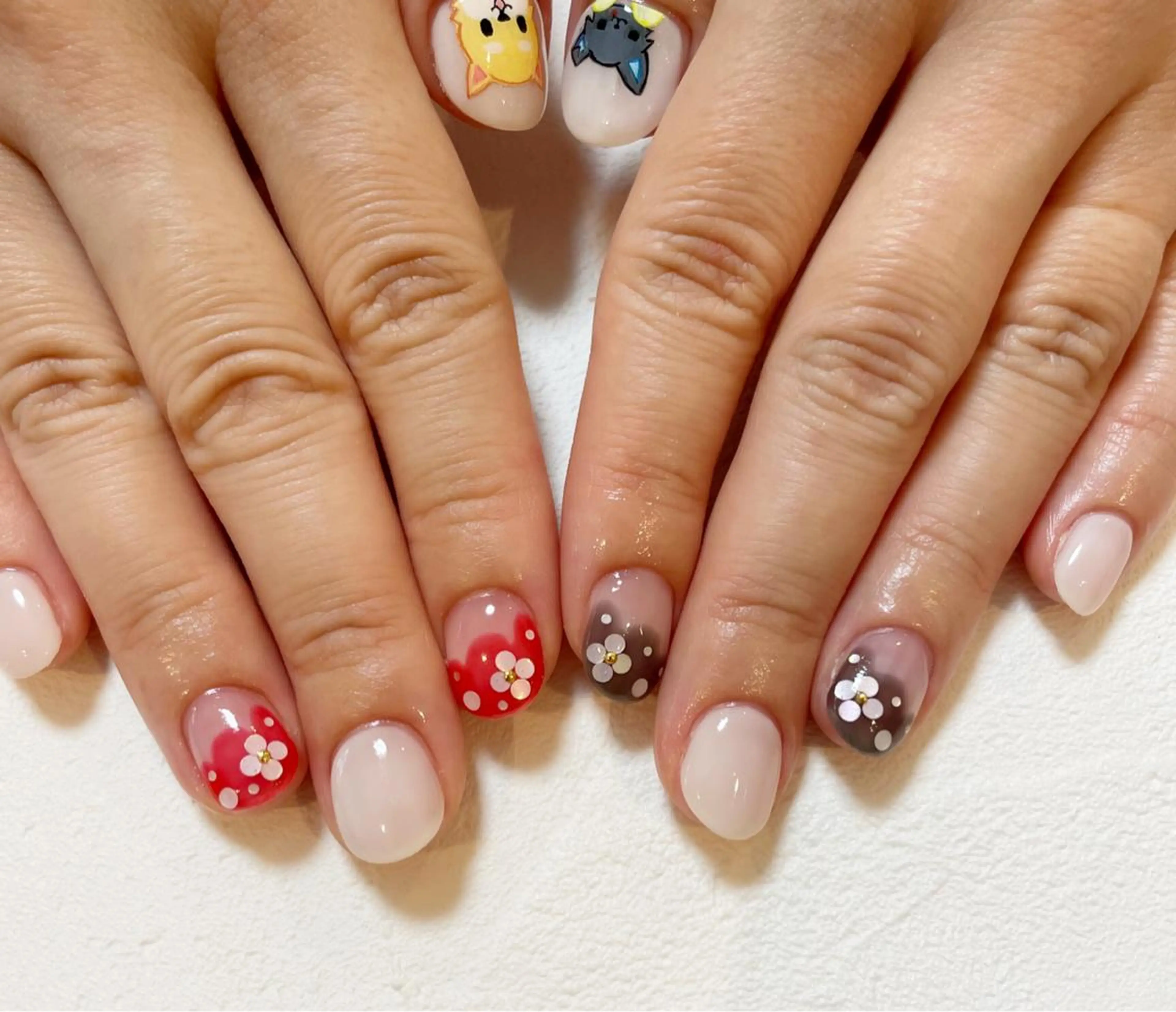 ミディアム ネイル Re:st〔リスト〕所属・ayane Re:st〔リスト〕のネイルデザイン