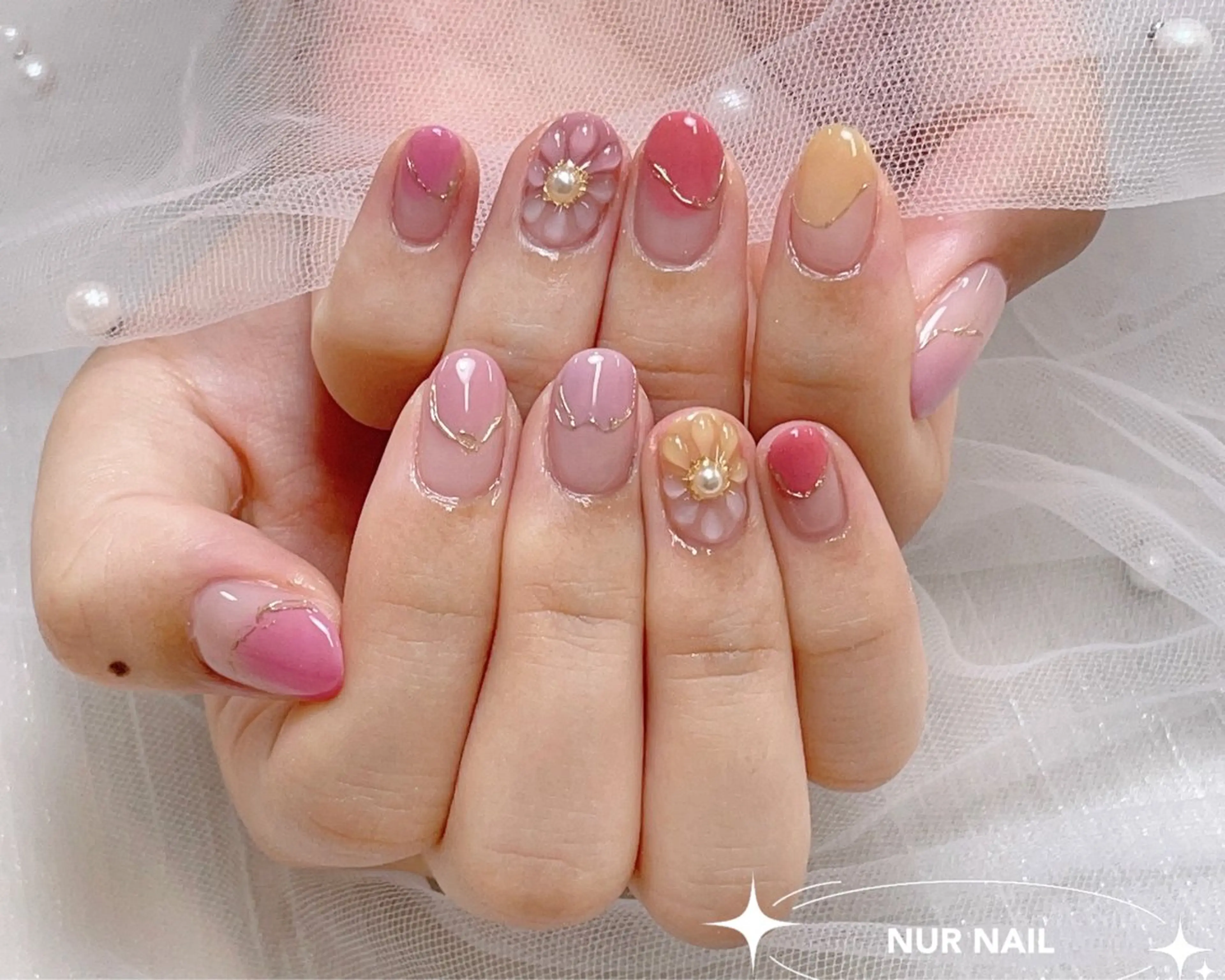 ネイル ハンドネイル 🤎HARU 🧸のネイルデザイン