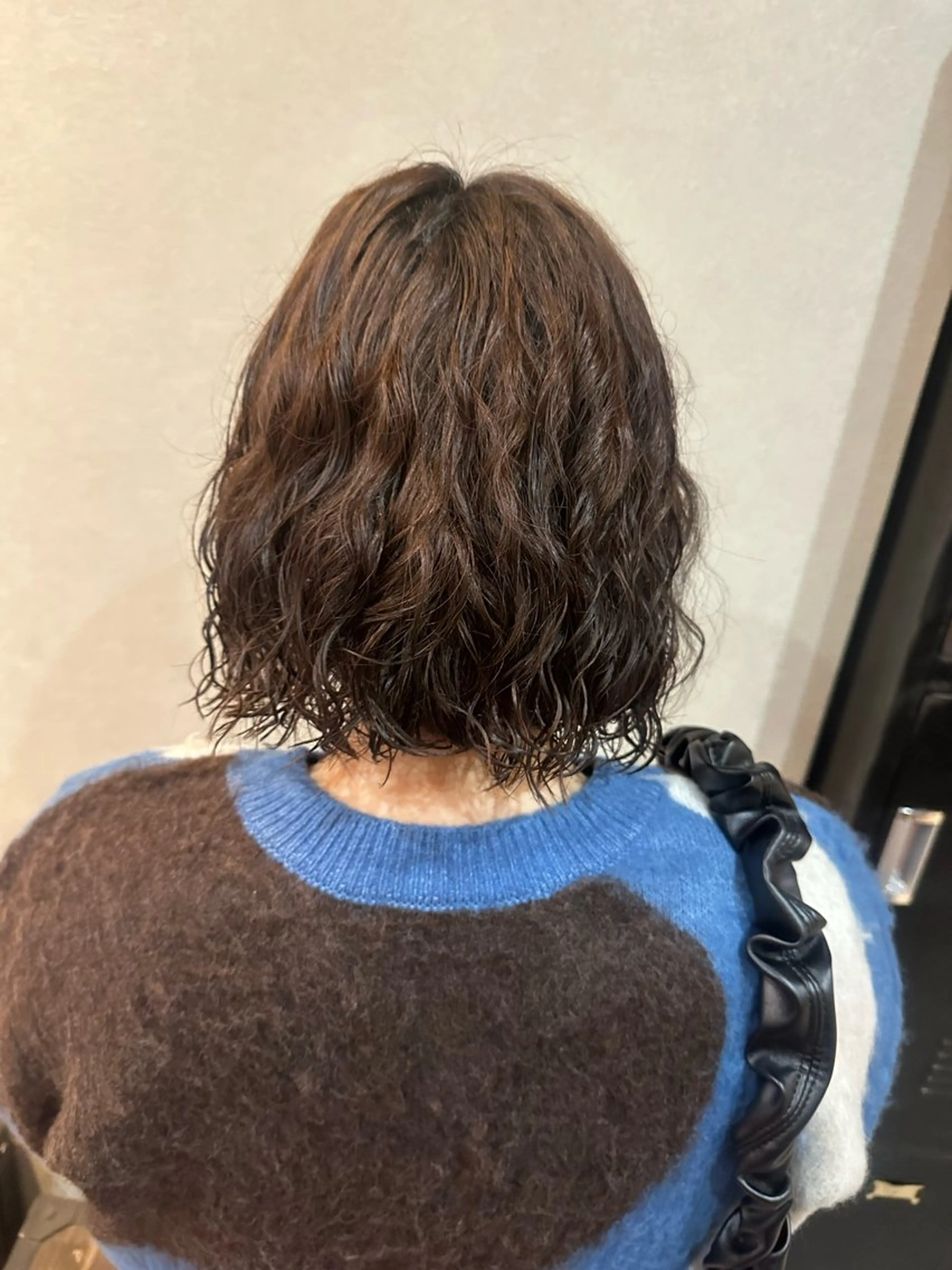 ミディアム パーマ パーマ powderhair_luminity所属・矢澤涼夏 モデル募集中のヘアスタイル