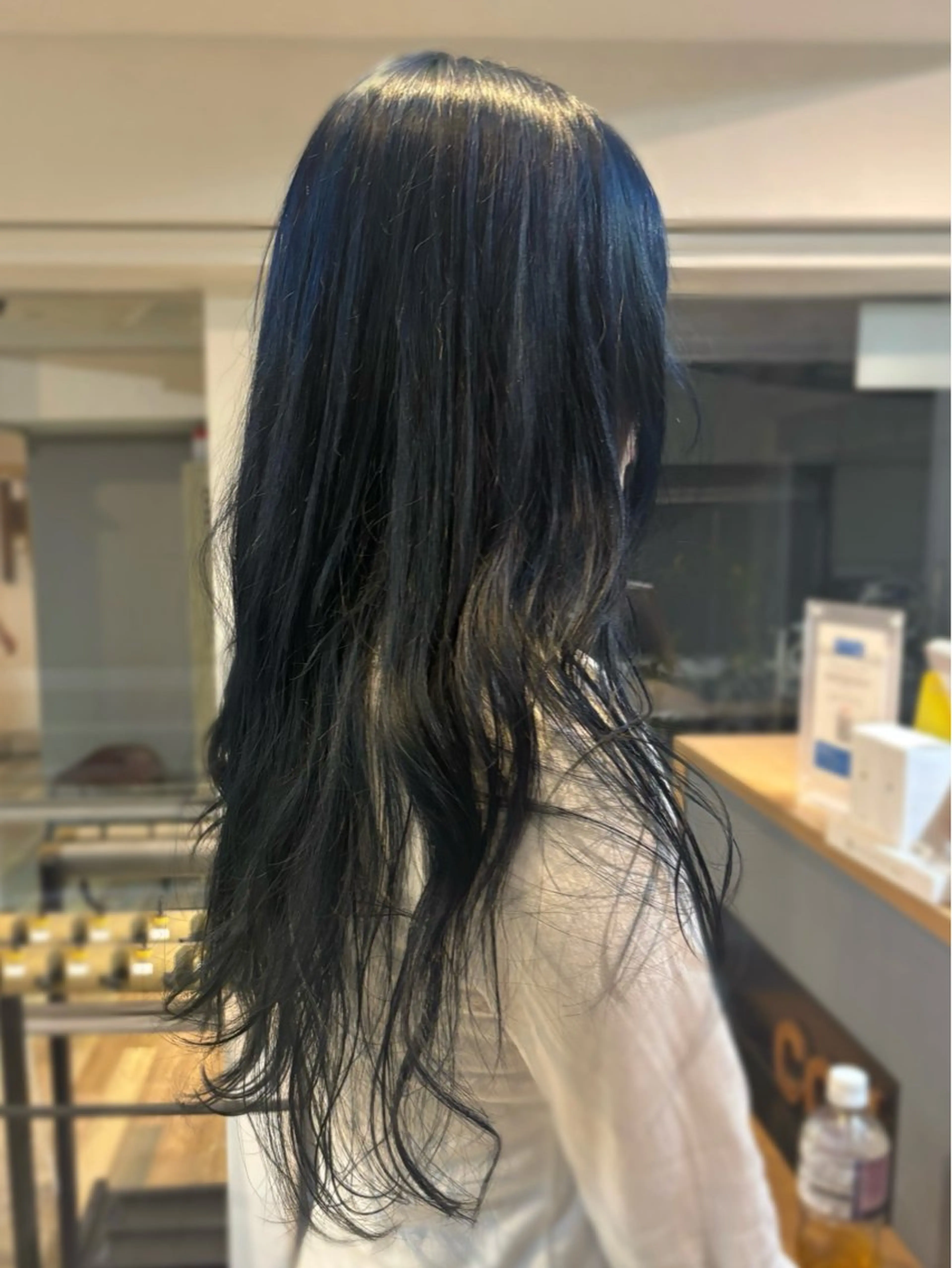 ロング ヘアカラー トリートメント 髪質改善ストレート/ coiiはしもとはなのヘアスタイル