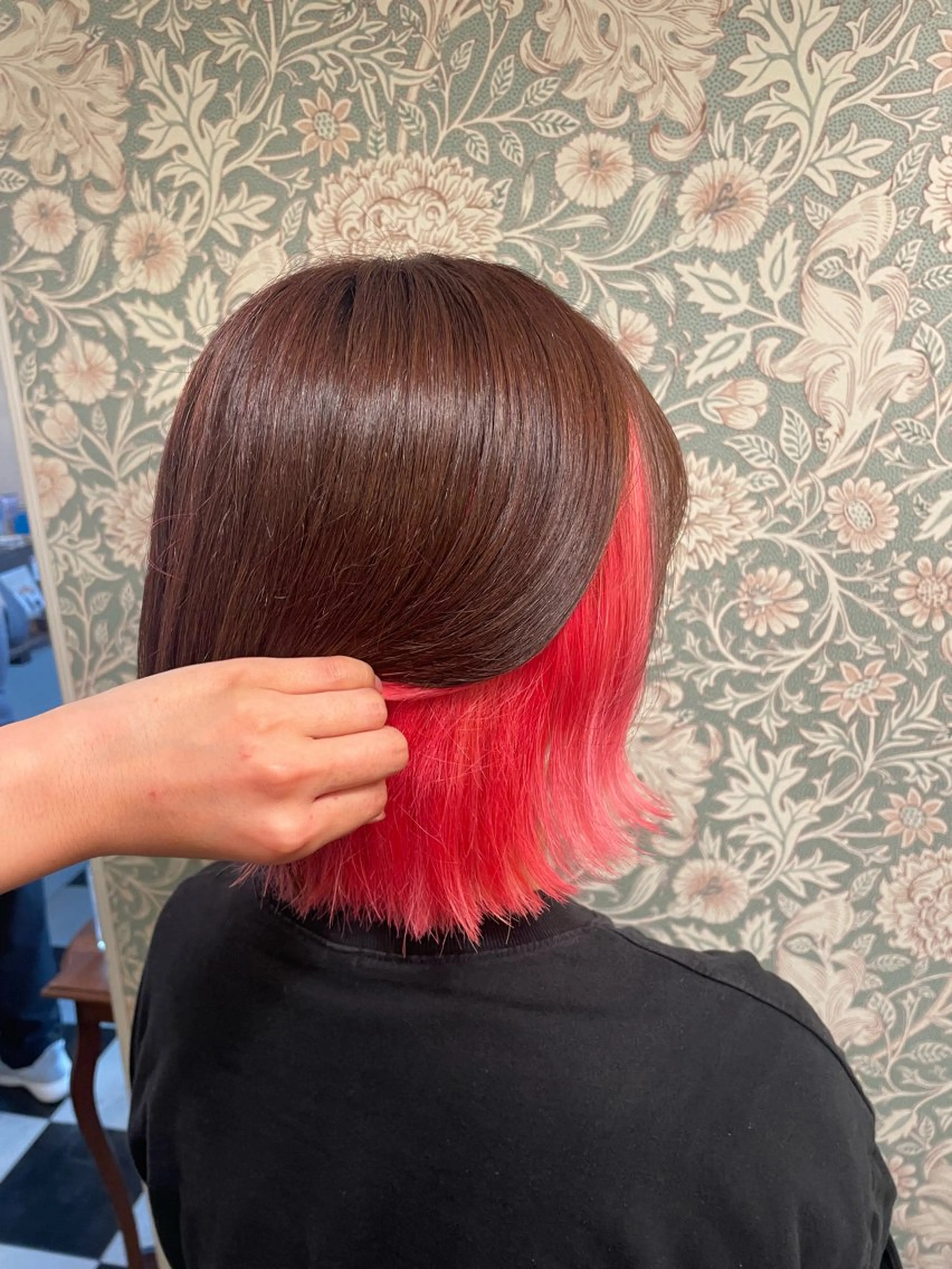 ミディアム カット ヘアカラー hair  make echo所属・hair make echo滿木あい花のヘアスタイル
