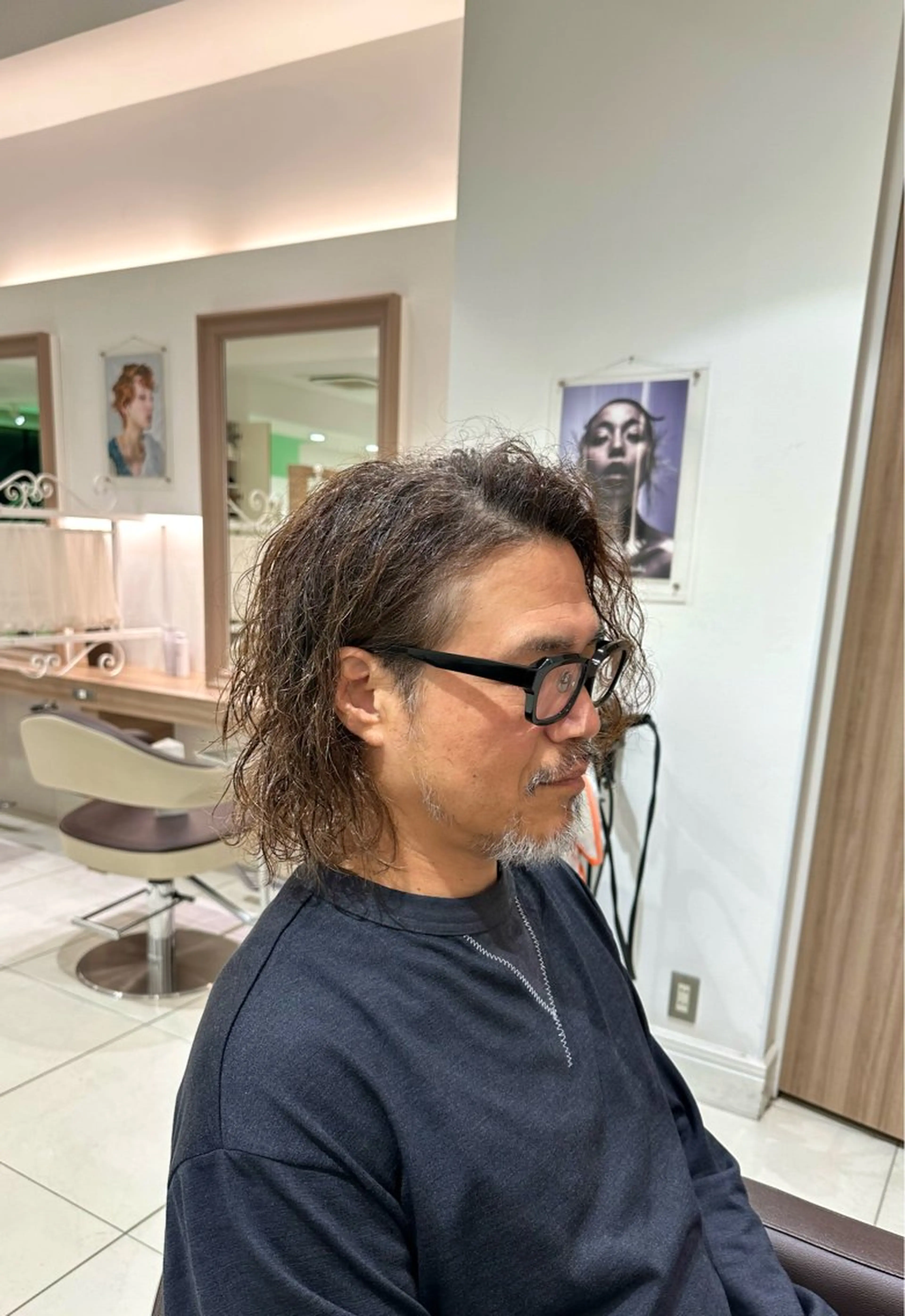 ロング パーマ メンズ メンズパーマ カット パーマ Ash南町田グランベリーパーク店所属・Ash南町田店 ✂️ ユージのヘアスタイル