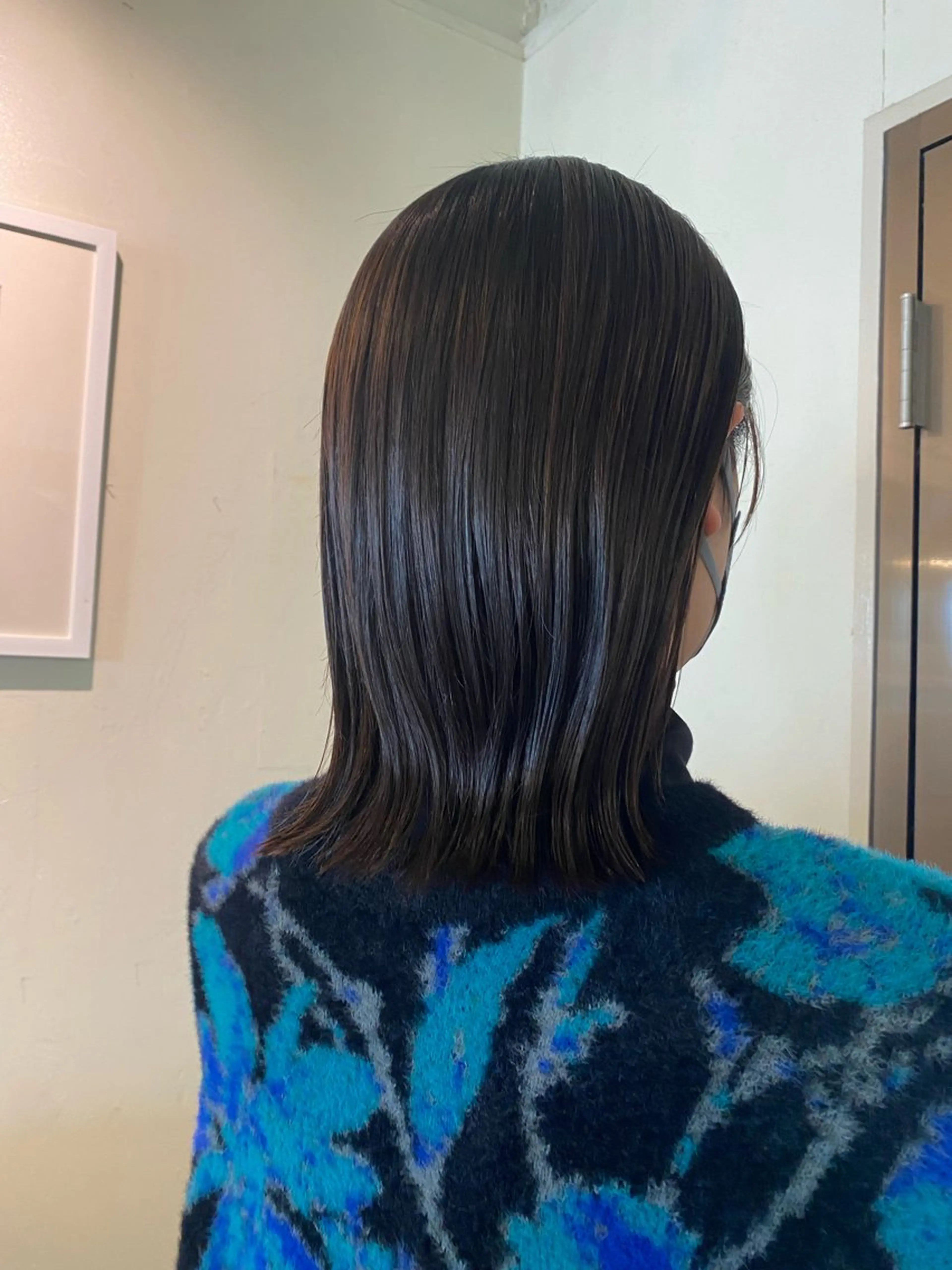 ミディアム カラー カット ヘアカラー les baladins du miroir所属・🍃YURI 🍃のヘアスタイル