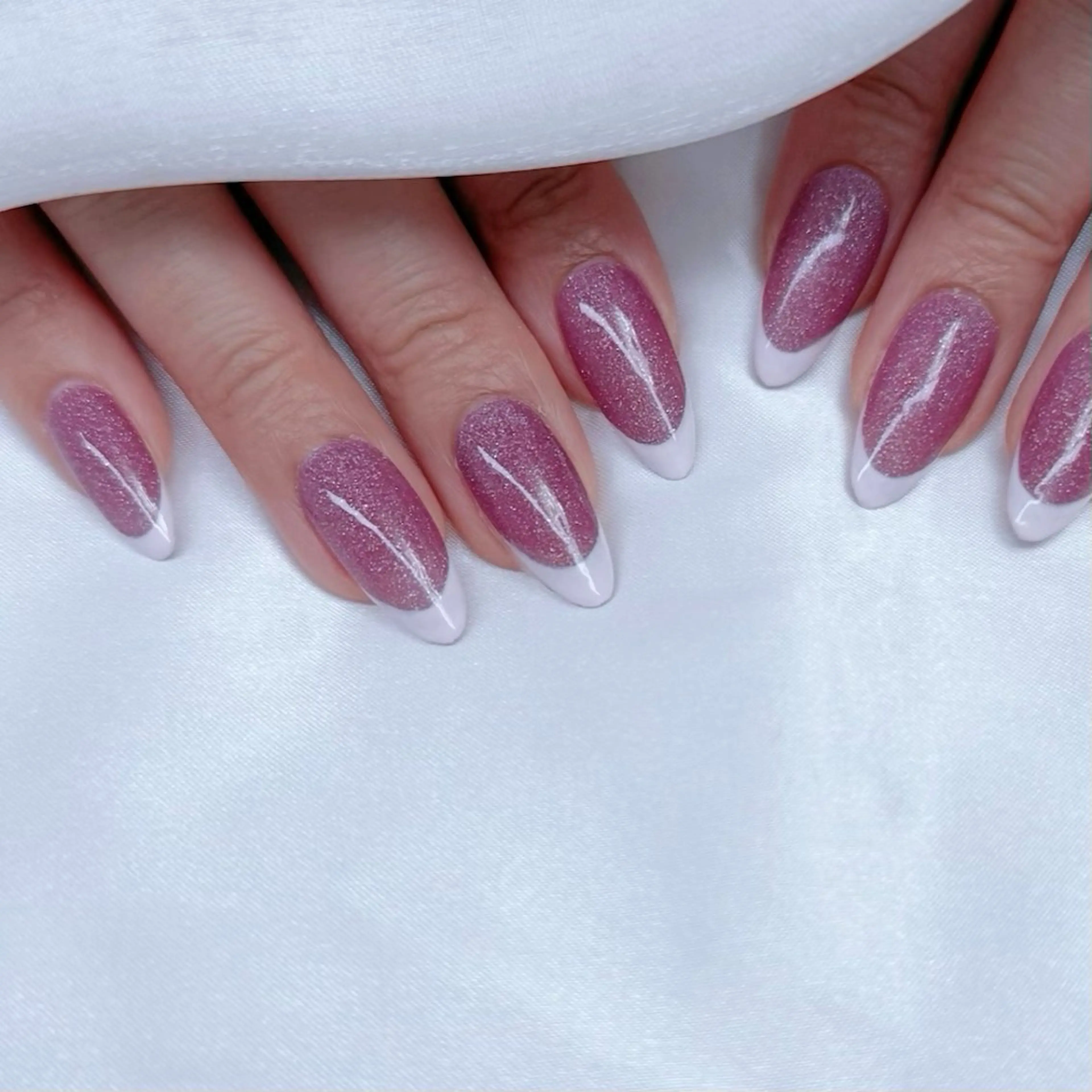 ネイル フレンチネイル ハンドネイル Romymoon nail所属・🌙Romymoon nail  帆南のネイルデザイン
