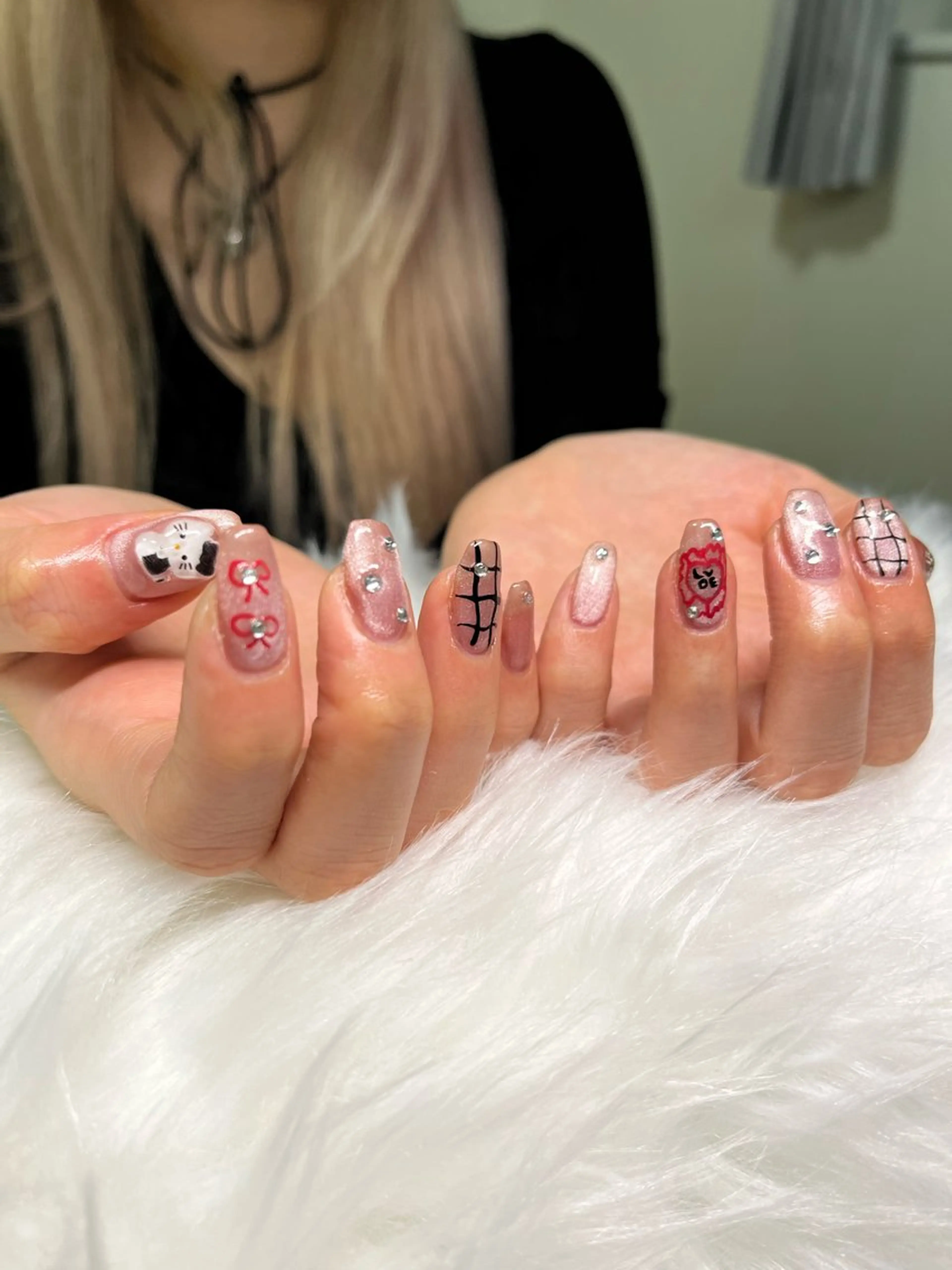 ネイル アートネイル マグネットネイル ハンドネイル 🏠自宅 サロン💅natsuのネイルデザイン