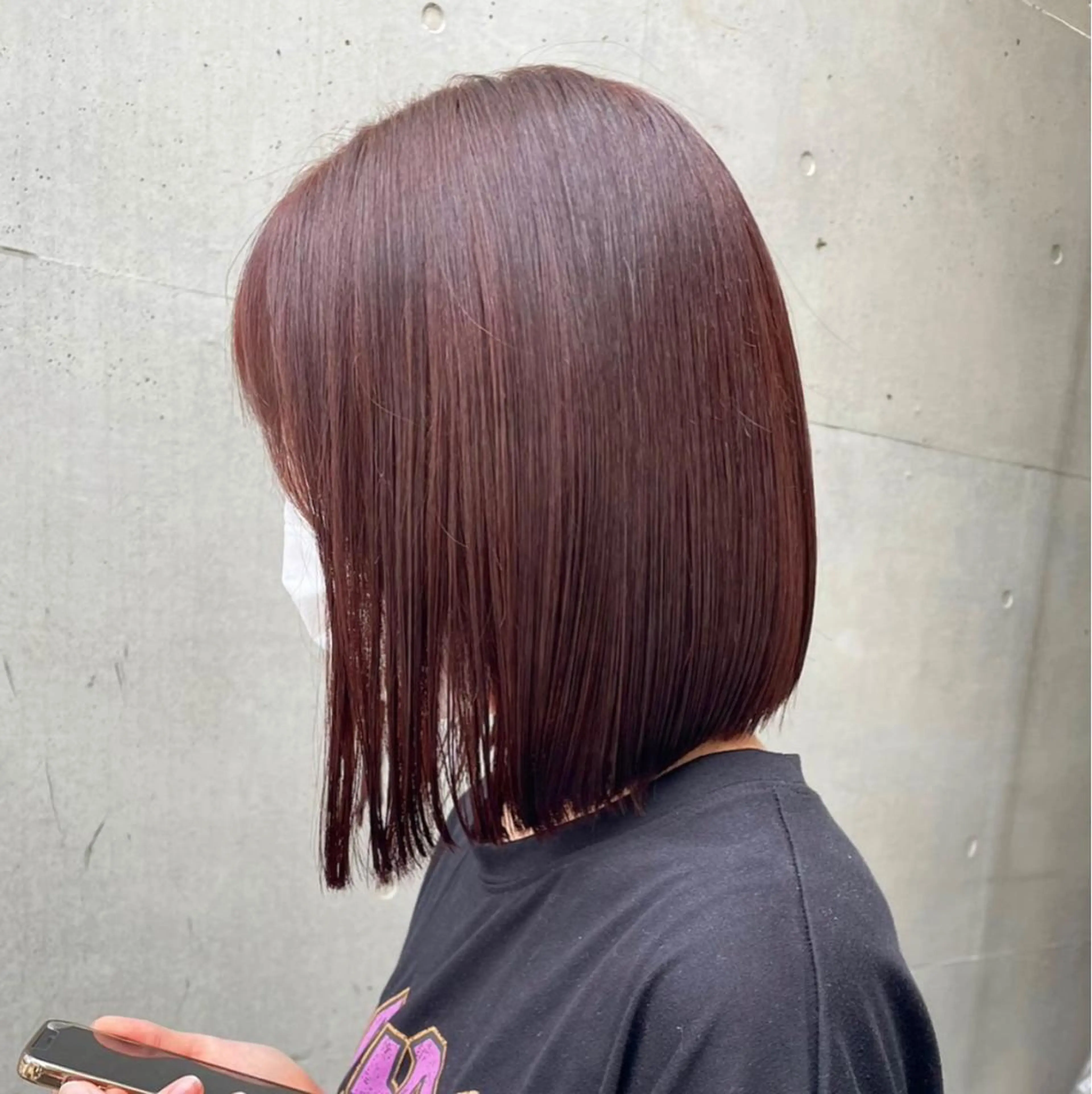 ミディアム カラー ブリーチ ブリーチなしカラー ピンクカラー 💐美しいショート× パーマ💐早坂駆留のヘアスタイル