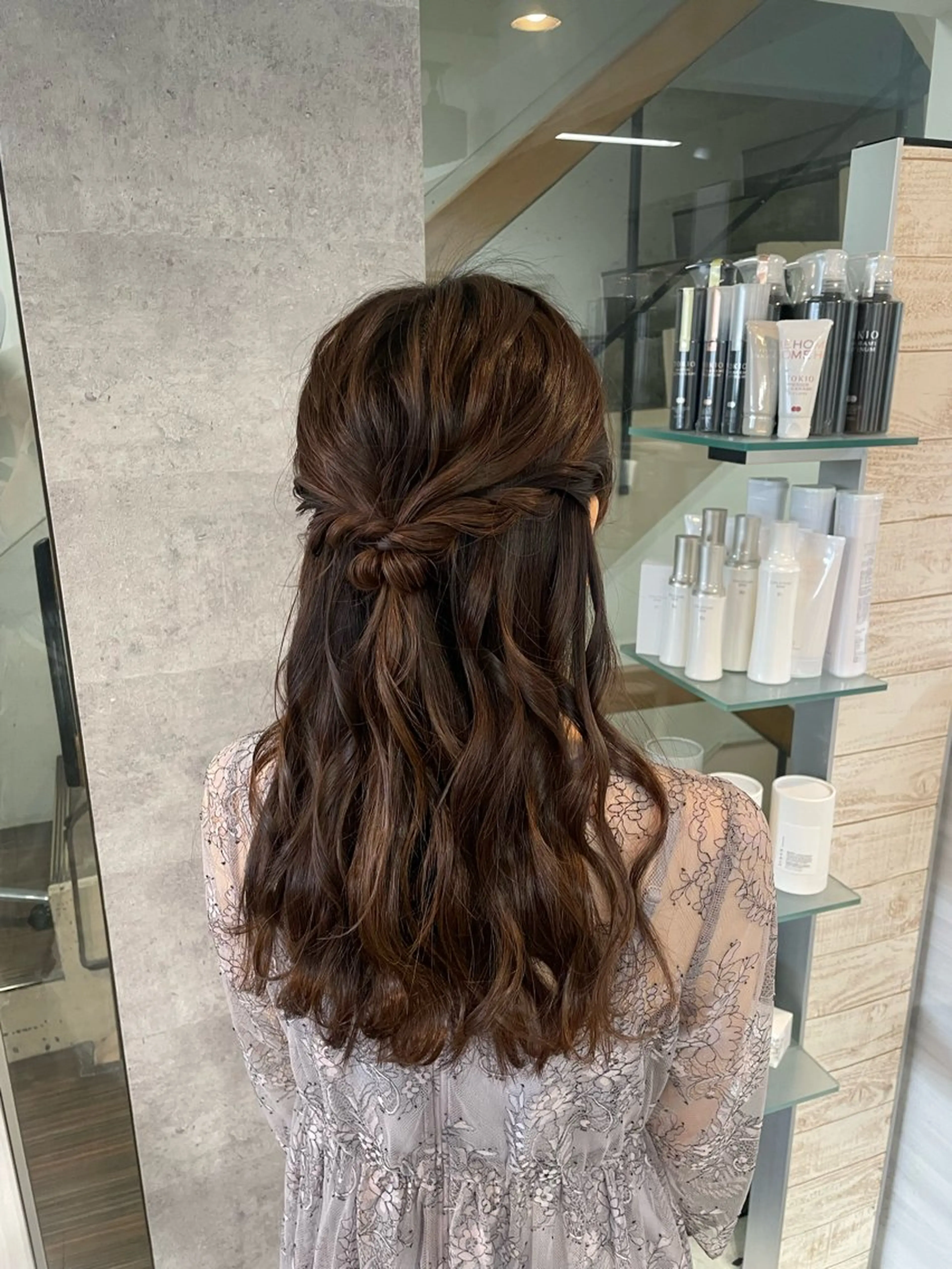 ヘアアレンジ ヘアセット 金城 二千夏のヘアスタイル