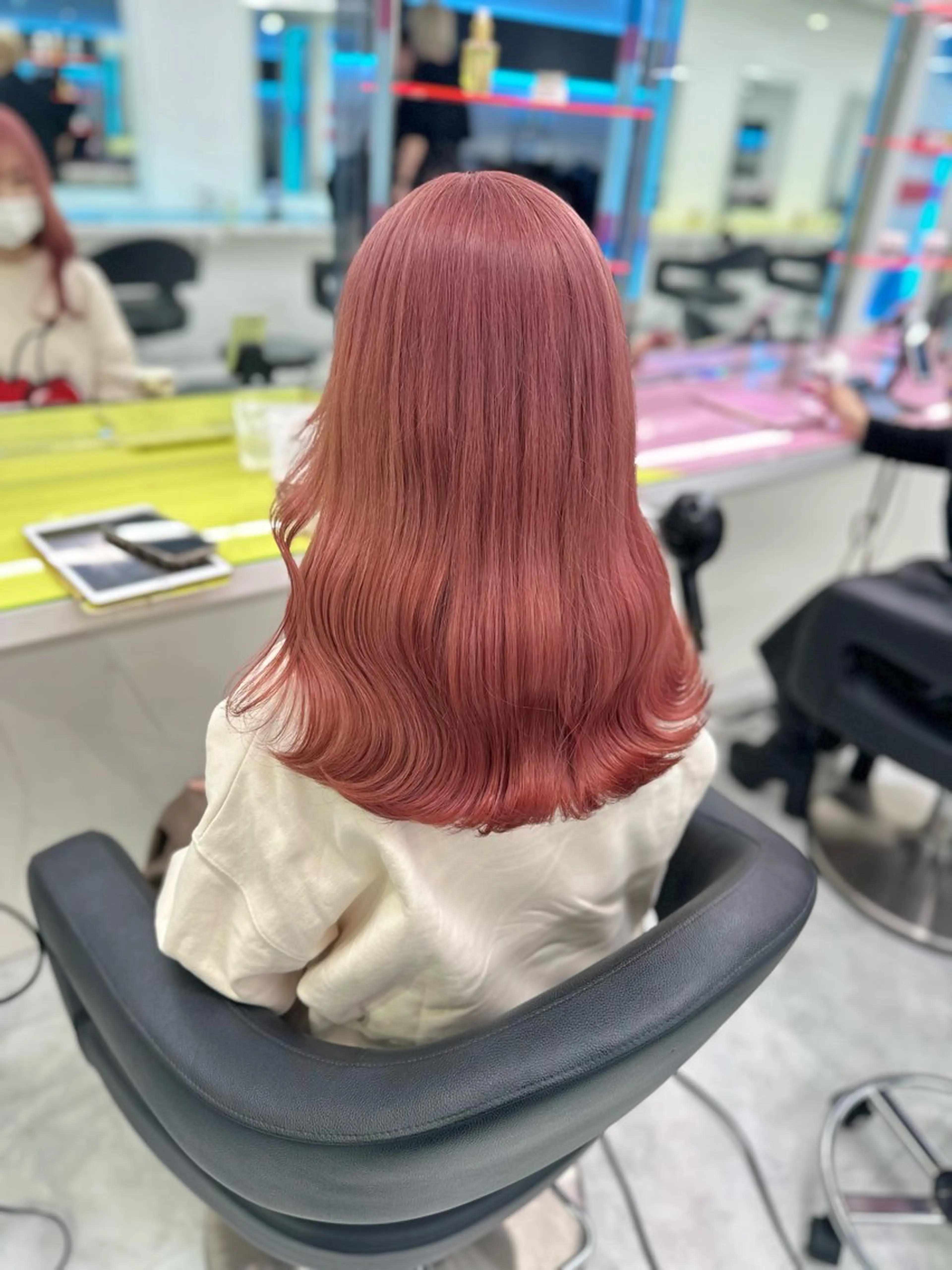 セミロング カラー ベージュカラー ブリーチ ケアブリーチ ♡ダブルカラー特化♡ miyuのヘアスタイル