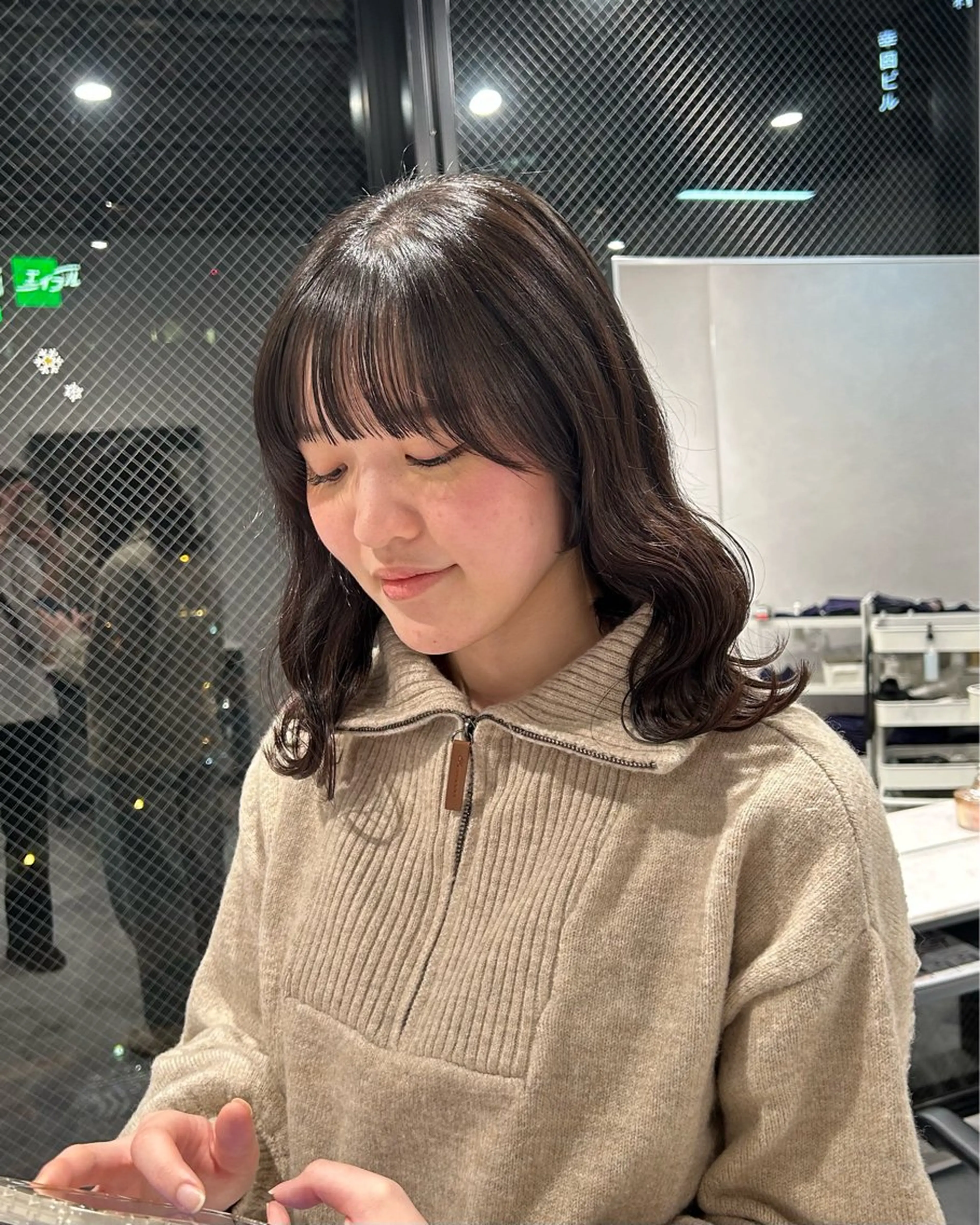ミディアム 寺川留以 /カットモデル募集中のヘアスタイル