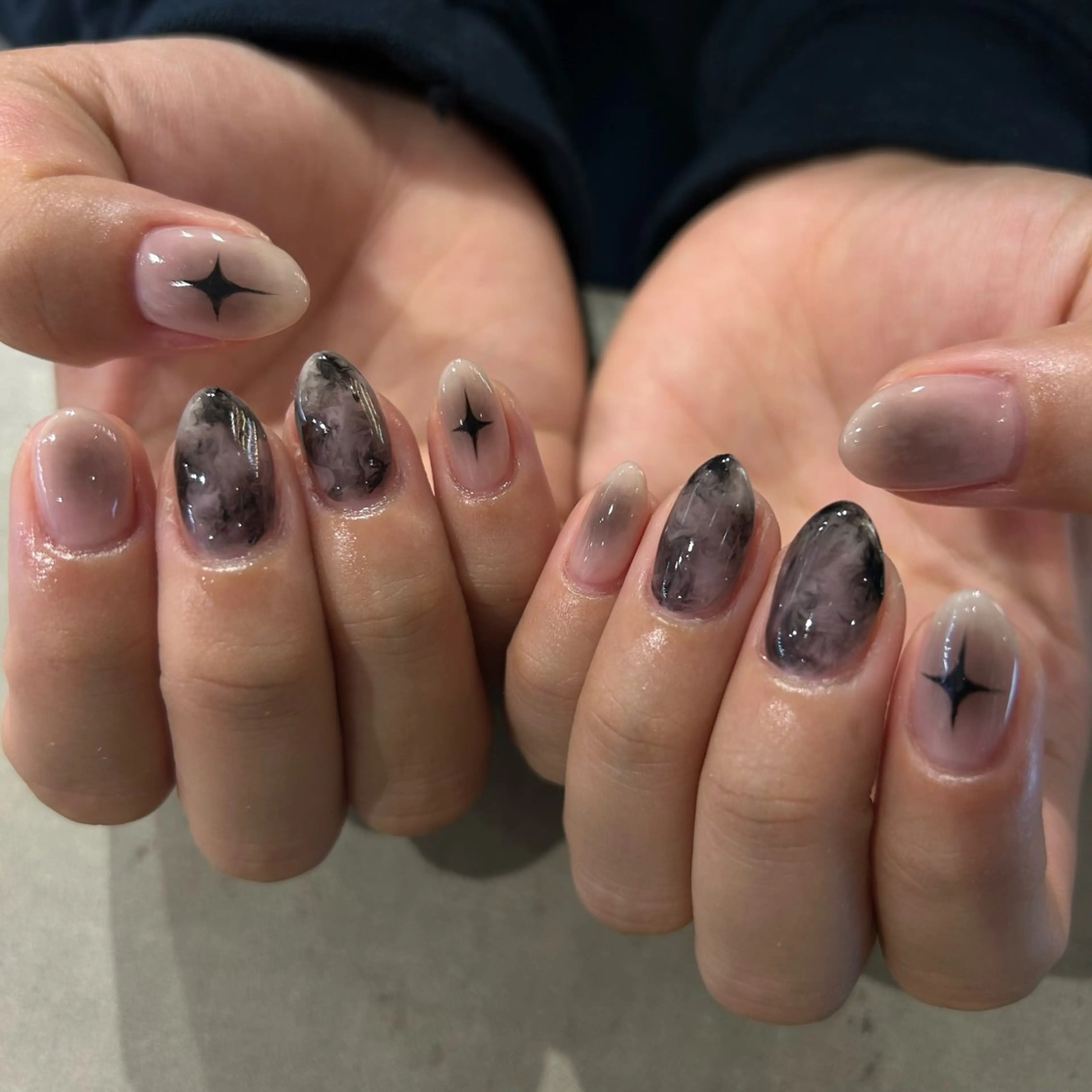 ネイル SHELLTOKYO 💜Kazamakiのネイルデザイン