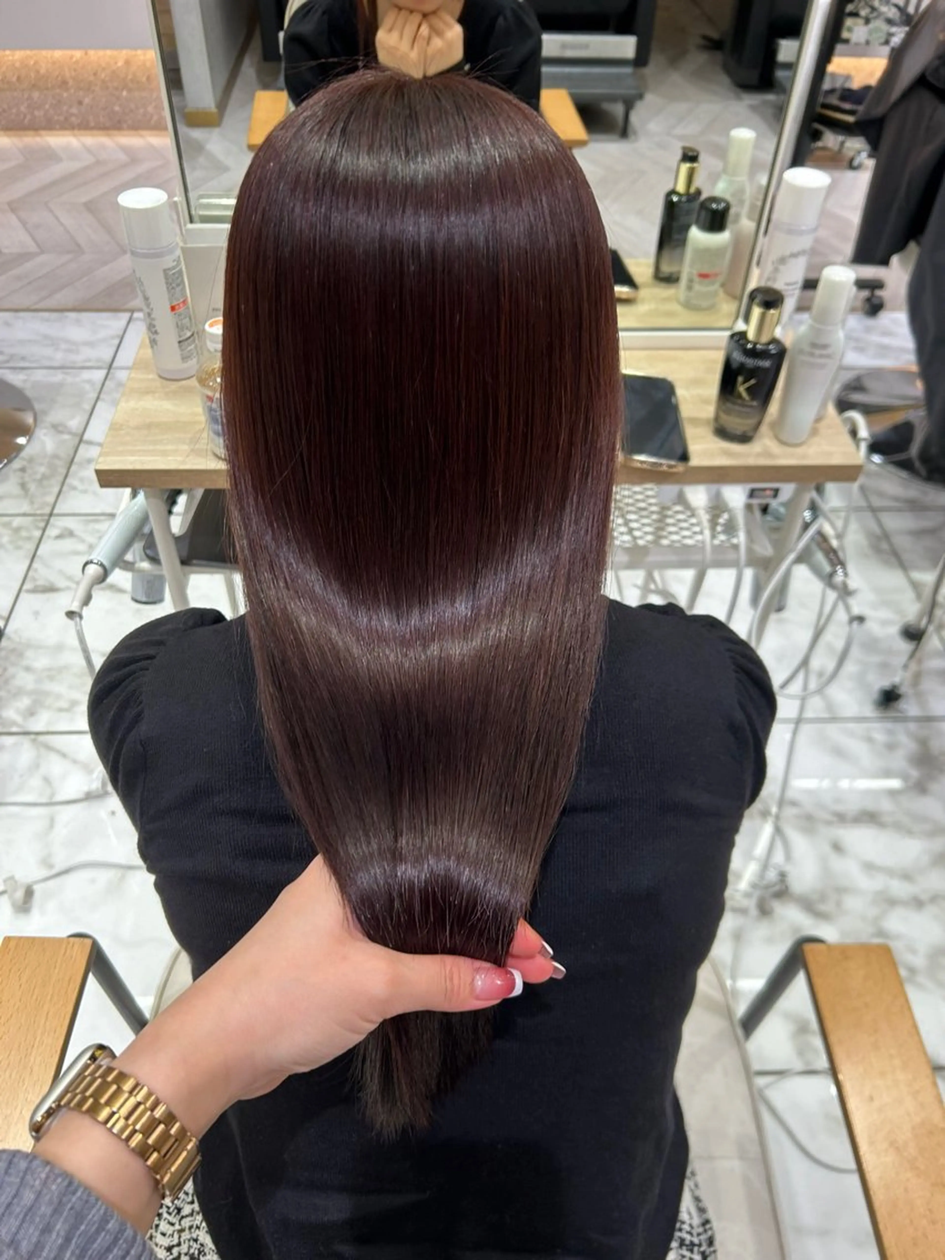 ロング カラー ヘアカラー 🦋sana🦋 🫧透明感カラー🫧のヘアスタイル