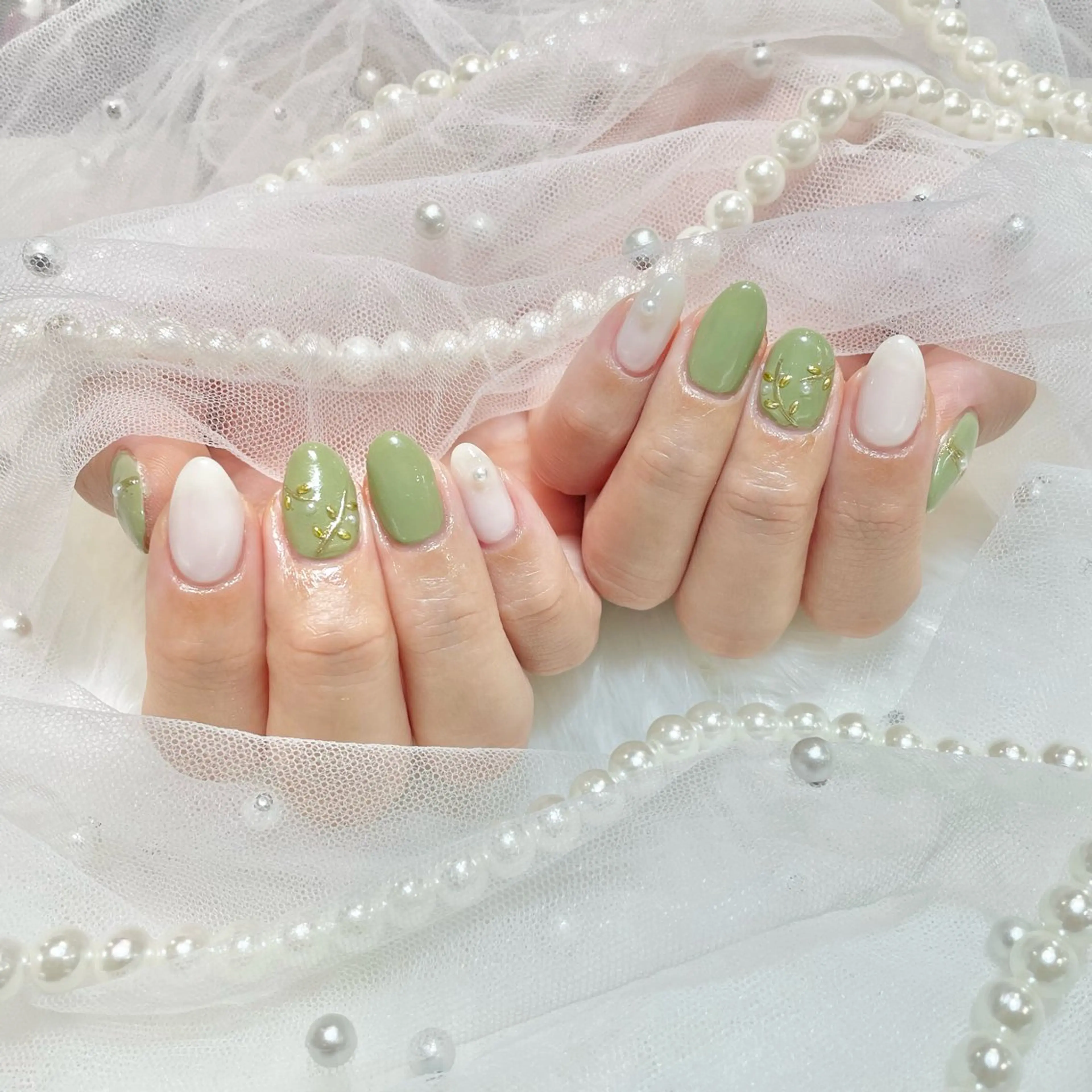 ネイル ハンドネイル WISTERIA midoriのネイルデザイン