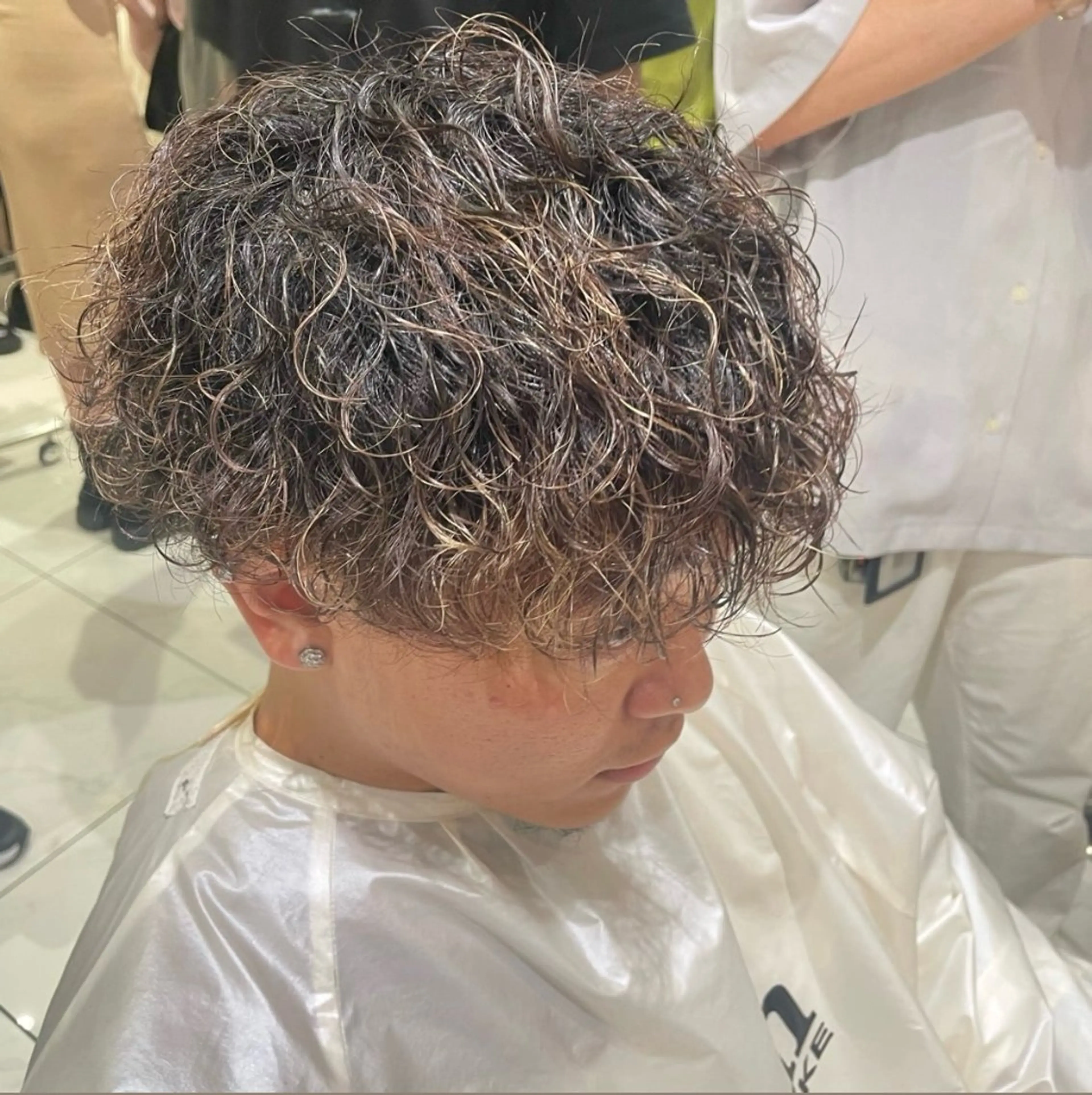 パーマ メンズ メンズパーマ 波巻きパーマ 波巻きスパイラル・ カルマ/aoiのヘアスタイル