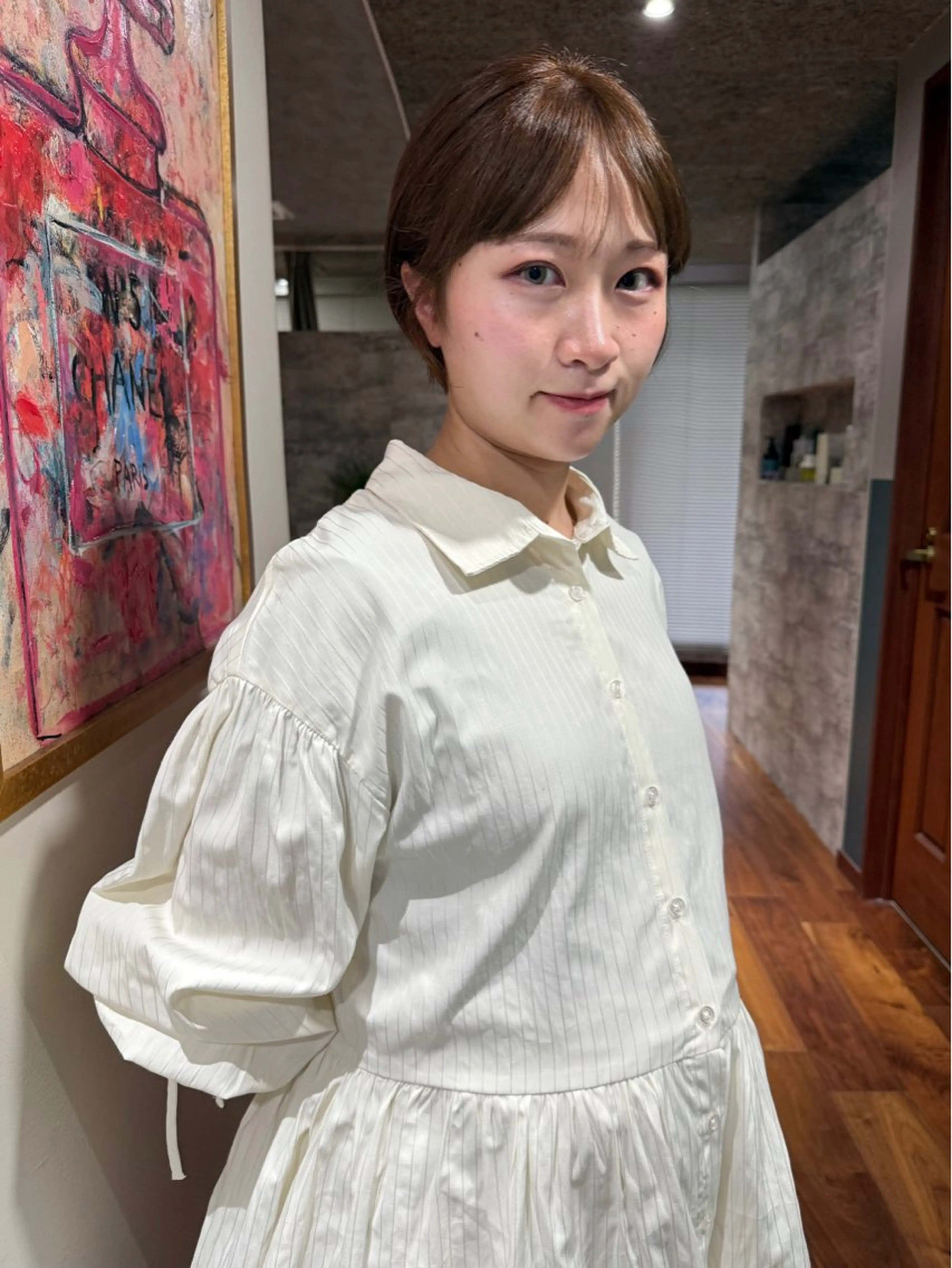 ショート カラー カット ヘアカラー トリートメント mai / linoah˚✧のヘアスタイル