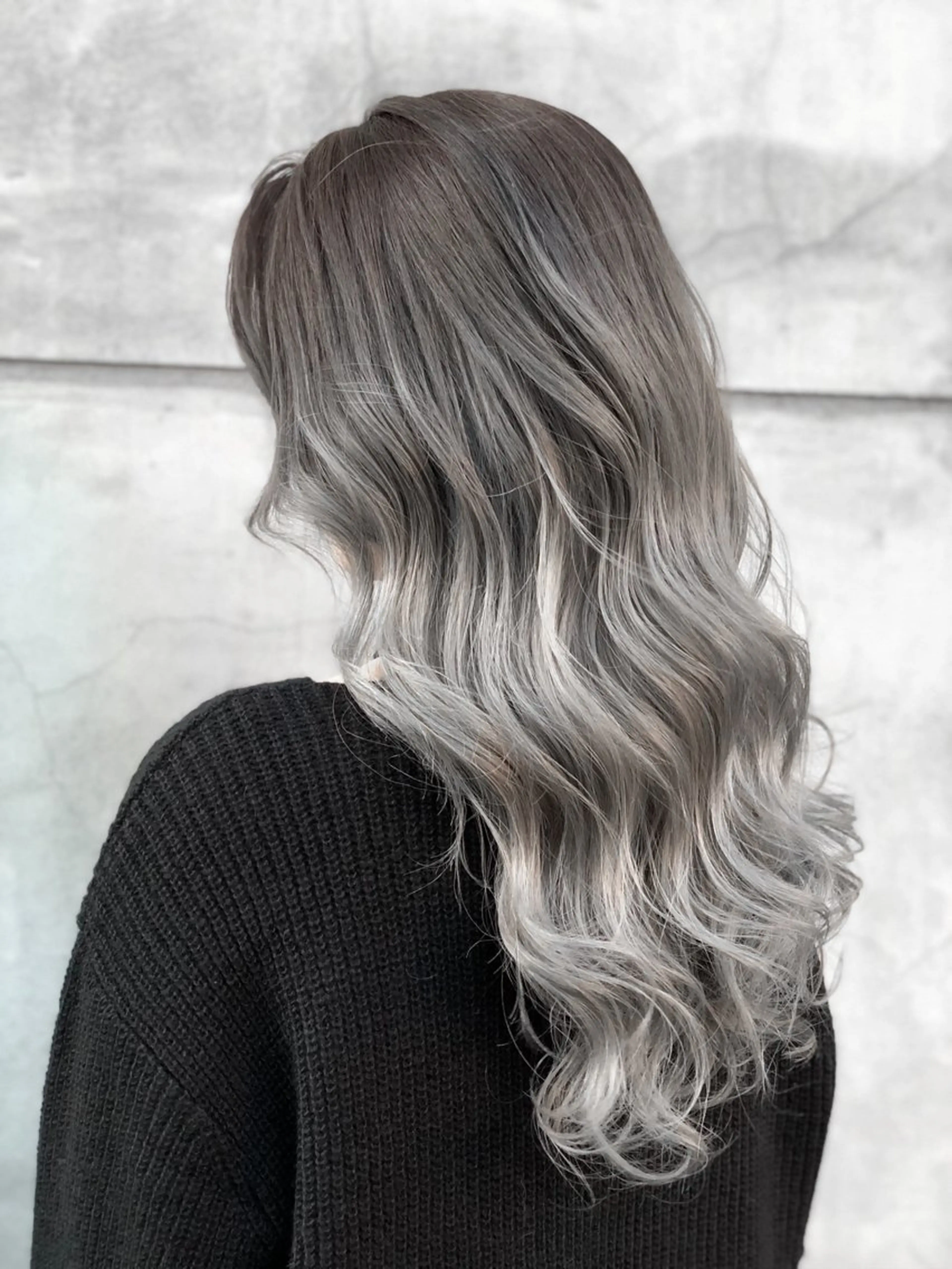 ロング カラー シールエクステ ブリーチ ケアブリーチ デザインカラー ダブルカラー 🦋韓国hair🦋 エクステ店長sakiのヘアスタイル