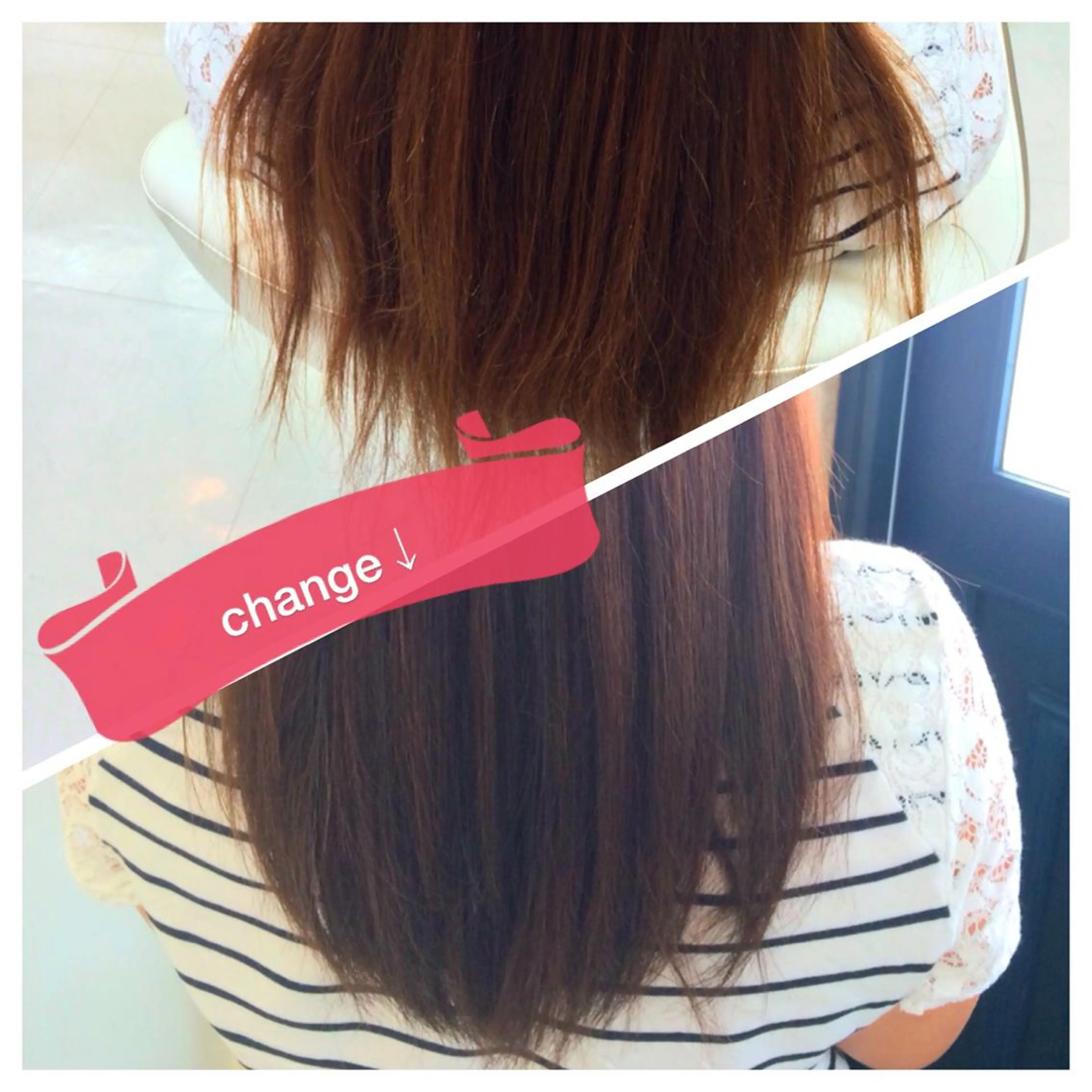 ミディアム セミロング ロング カラー LOVE N°21所属・K△N△♡かな ヘア&まつげのマツエク・マツパデザイン