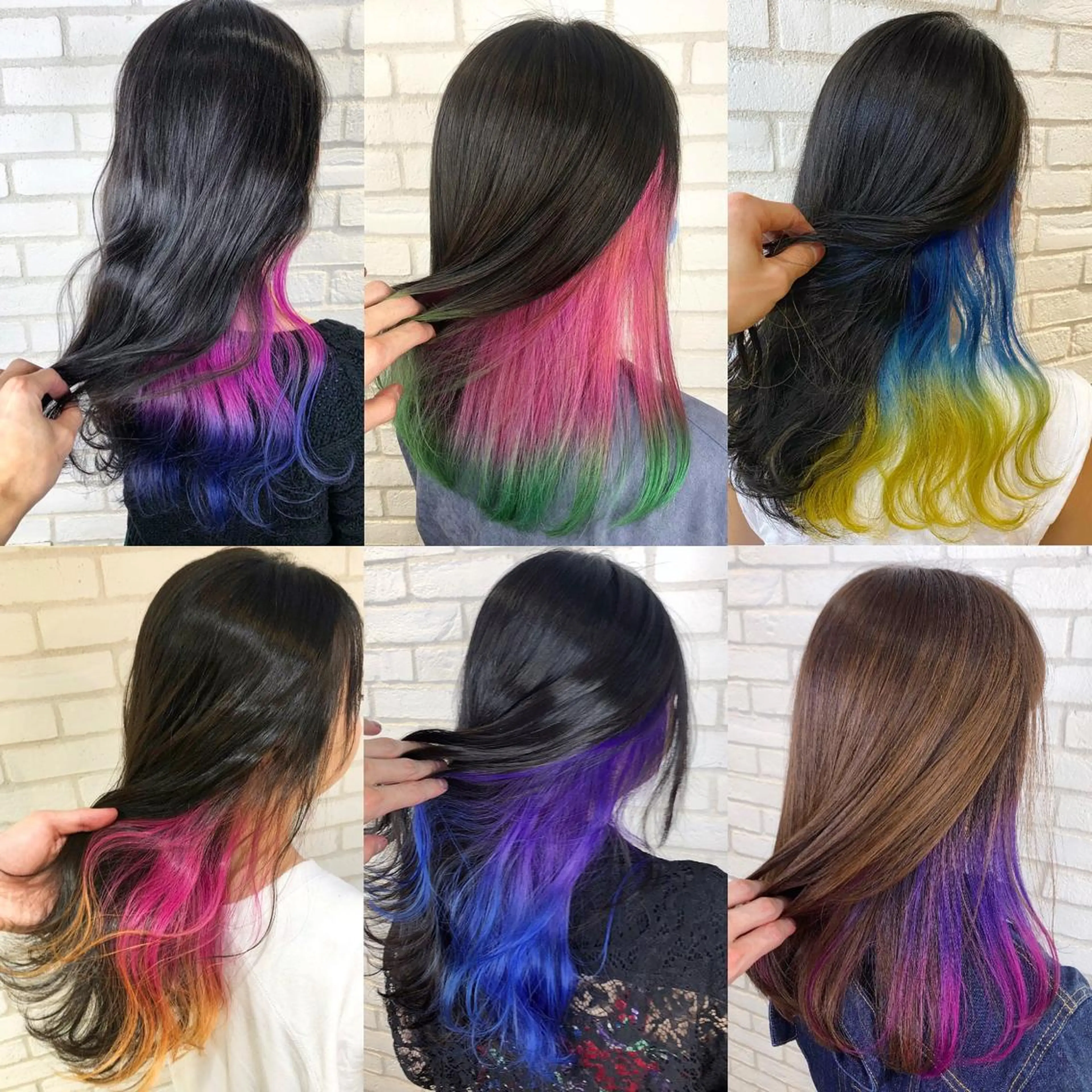 セミロング カラー パーマ ヘアアレンジ メンズ キッズ マツエク・マツパ メンズインナーカラー インナーカラー 新宿/髪質改善/ 美髪矯正✨浅江通友のヘアスタイル