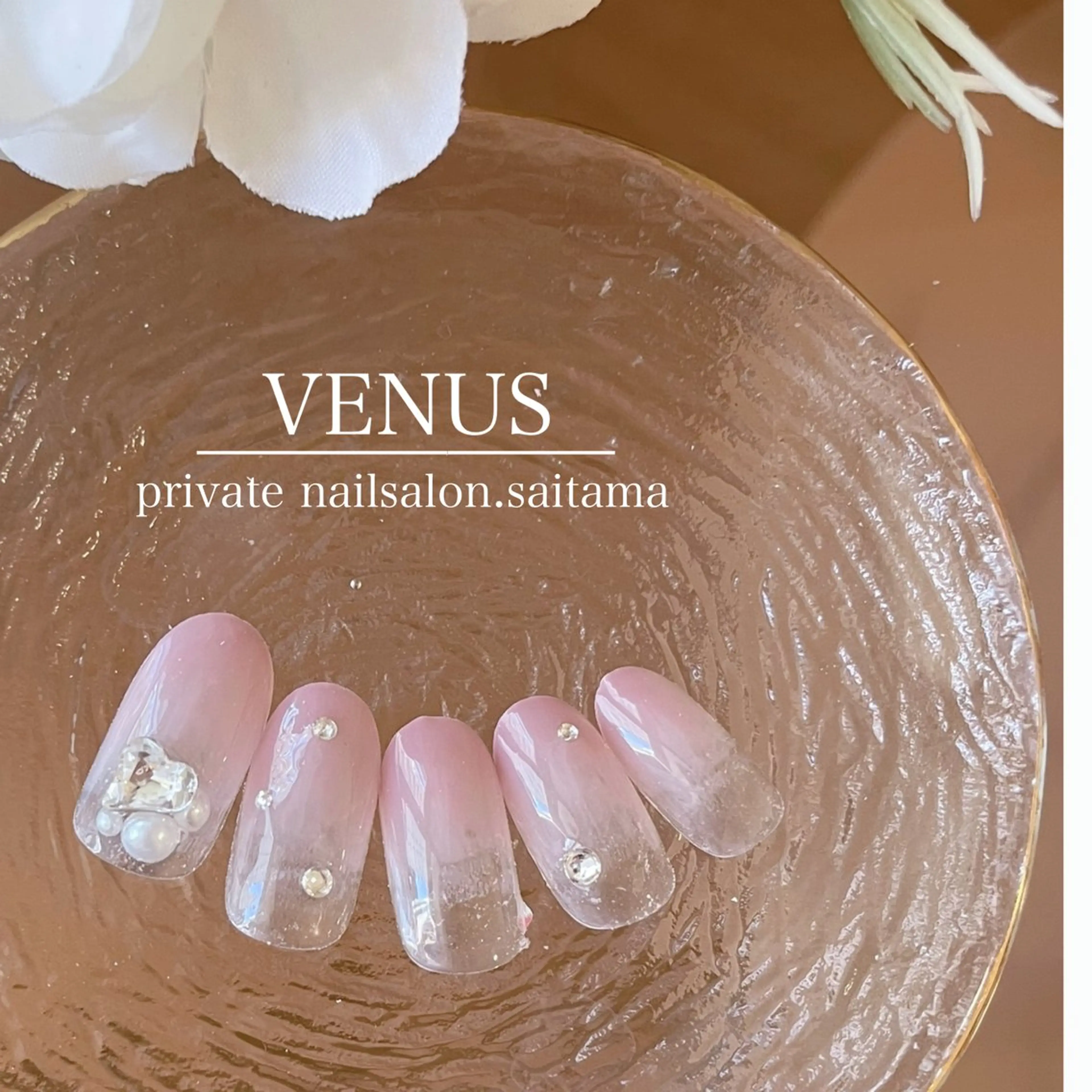 ネイル ハート ハンドネイル nailsalon VENUSのネイルデザイン