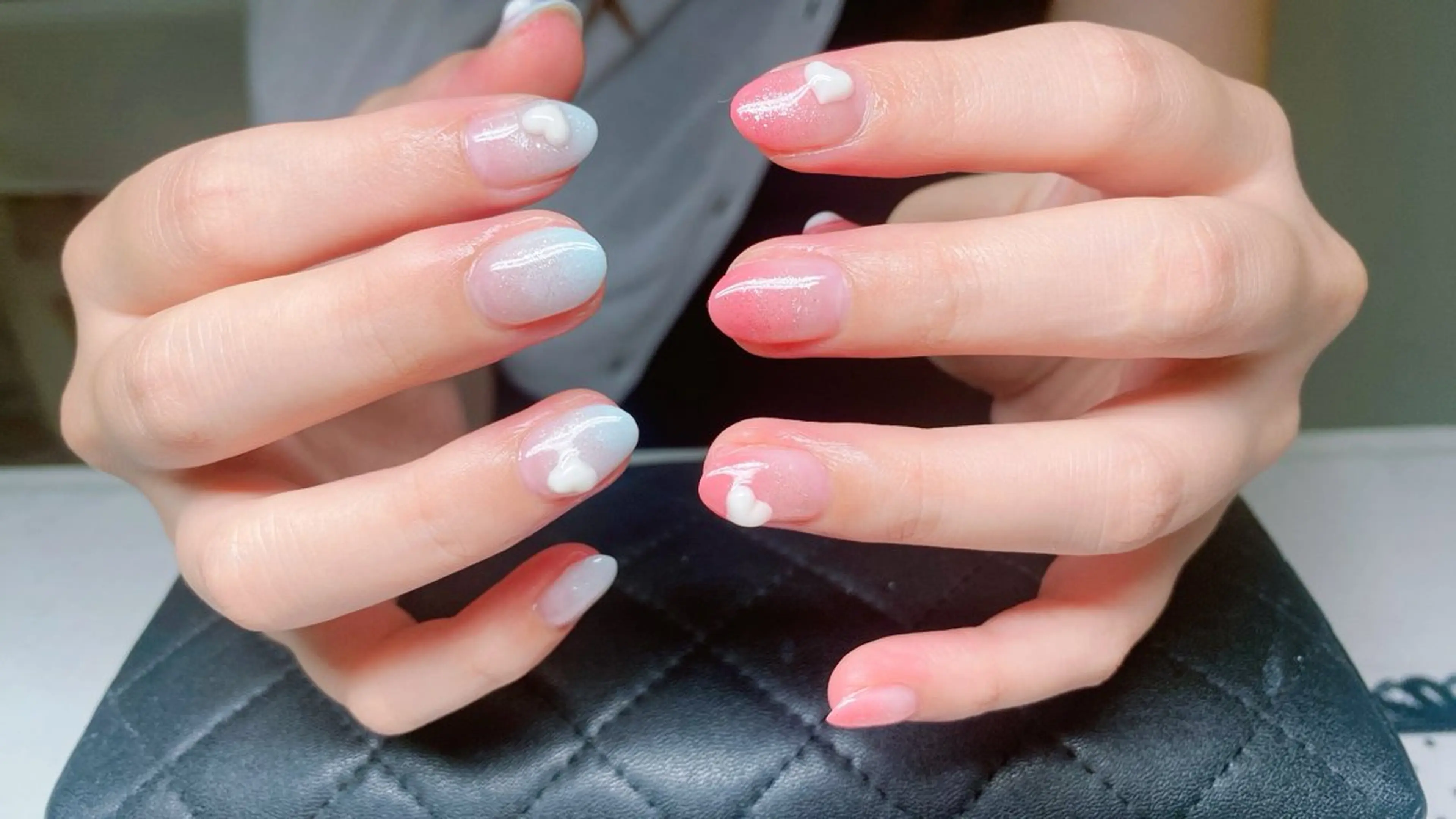 ネイル 長さ出し フットネイル ジェルネイル 韓国ネイル マグネットネイル ハンドネイル Nail Annのネイルデザイン