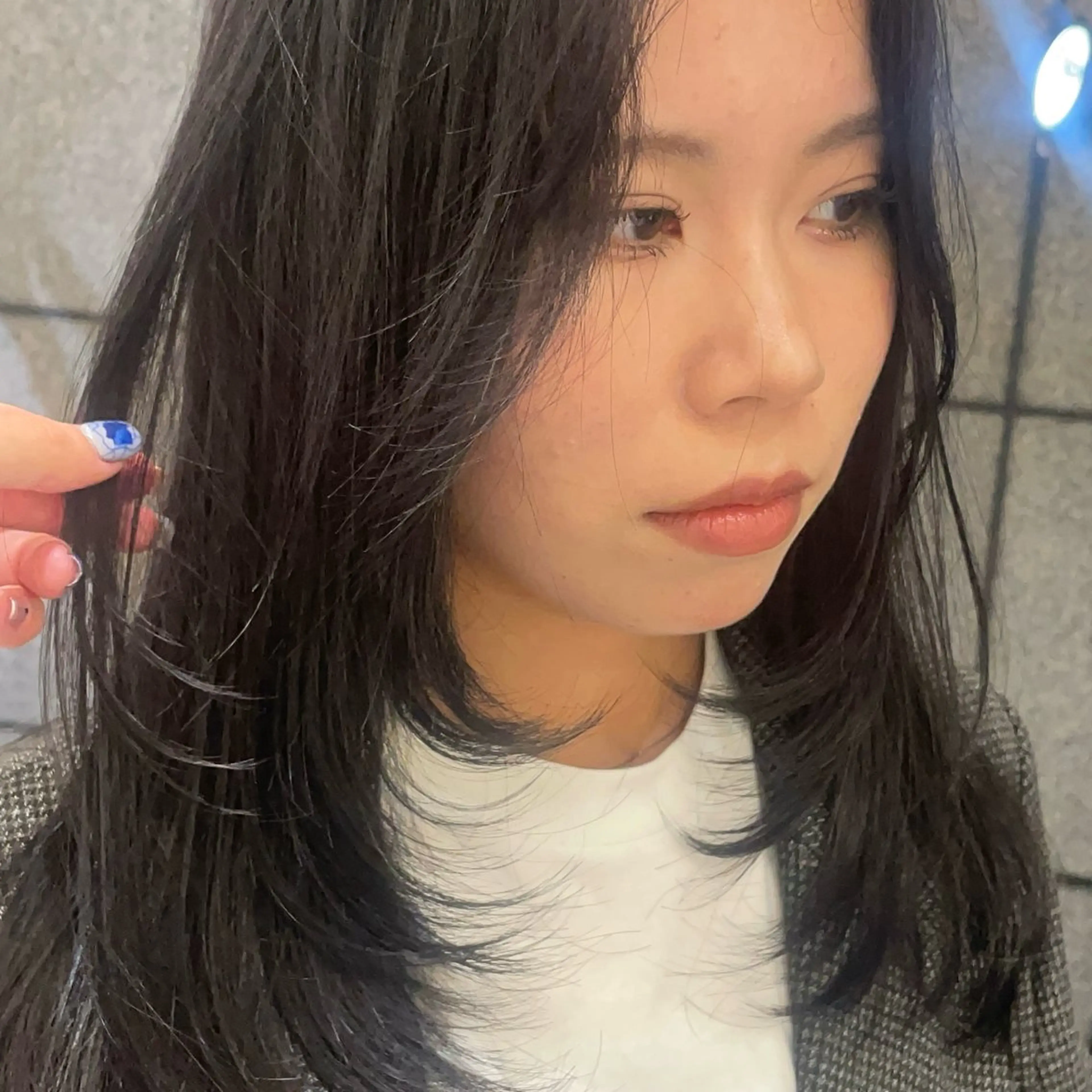 ロング カラー バレイヤージュ ブリーチ ケアブリーチ ダブルカラー ハイライトカラー 透明感カラー/ 縮毛矯正/ユイ☆彡のヘアスタイル