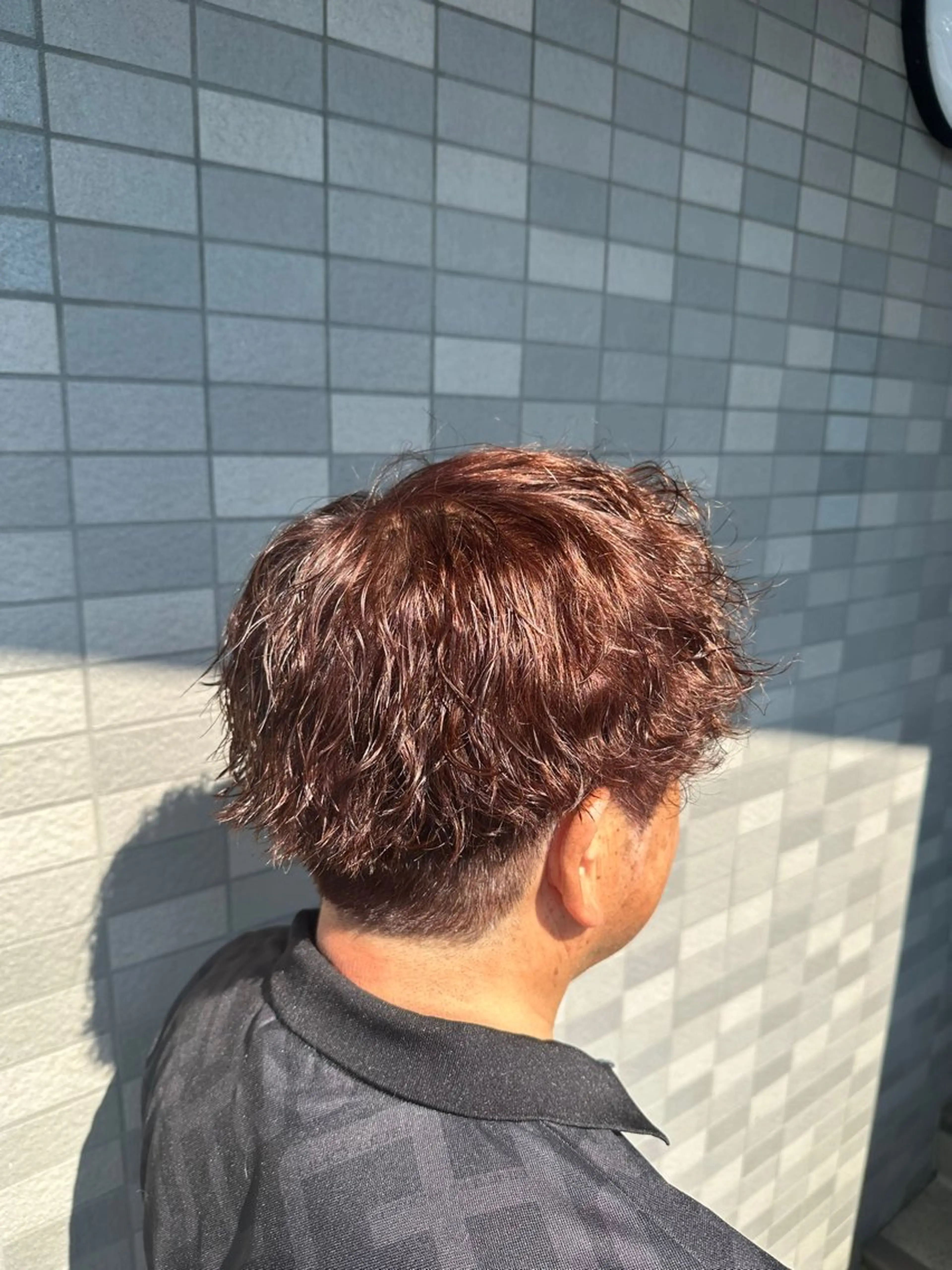 ショート カラー パーマ カット パーマ LUCE鶴川所属・メンズ特化💫 エイヤのヘアスタイル