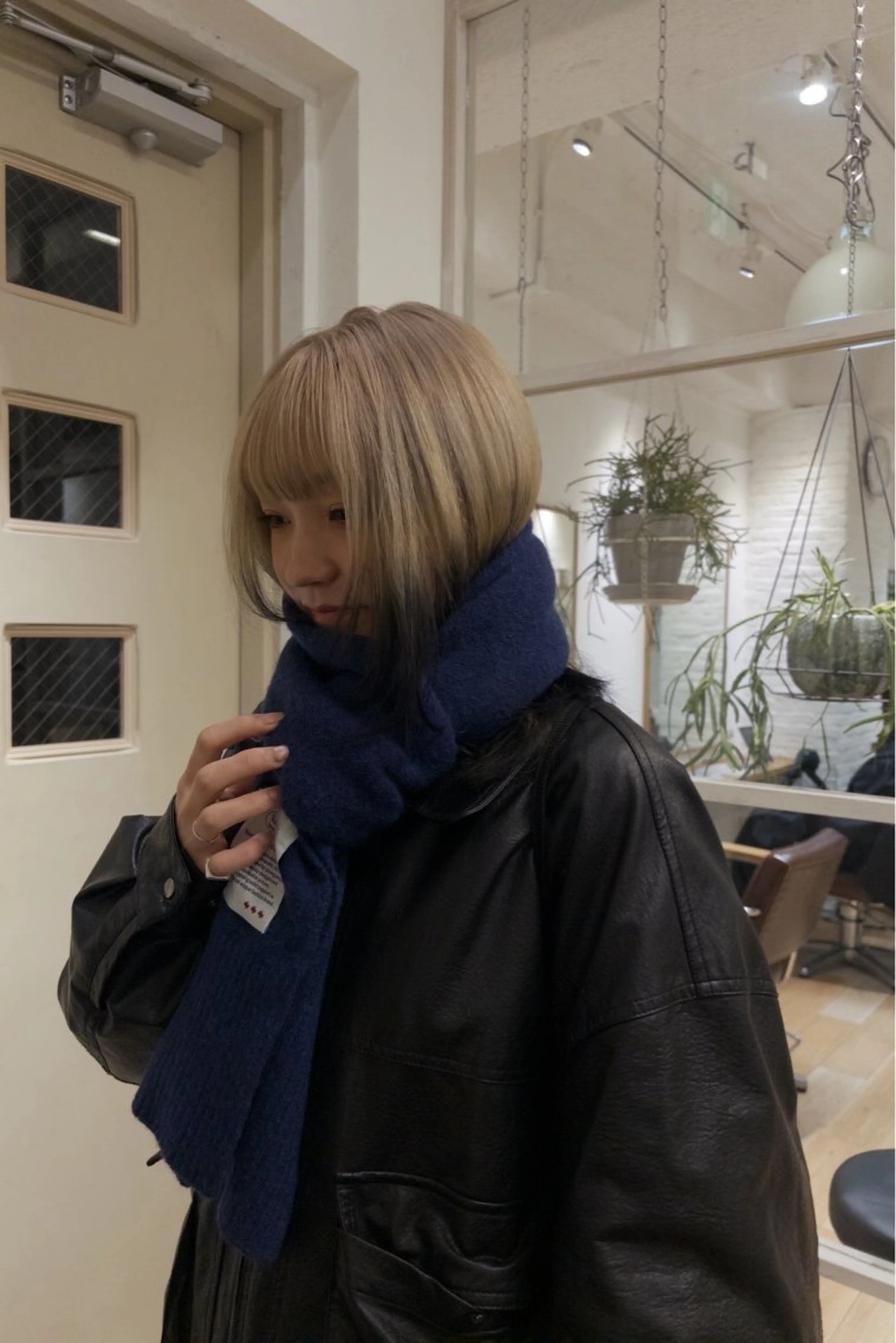 セミロング カラー ヘアカラー じゅわっと暖色カラー 🍊Moemiのヘアスタイル