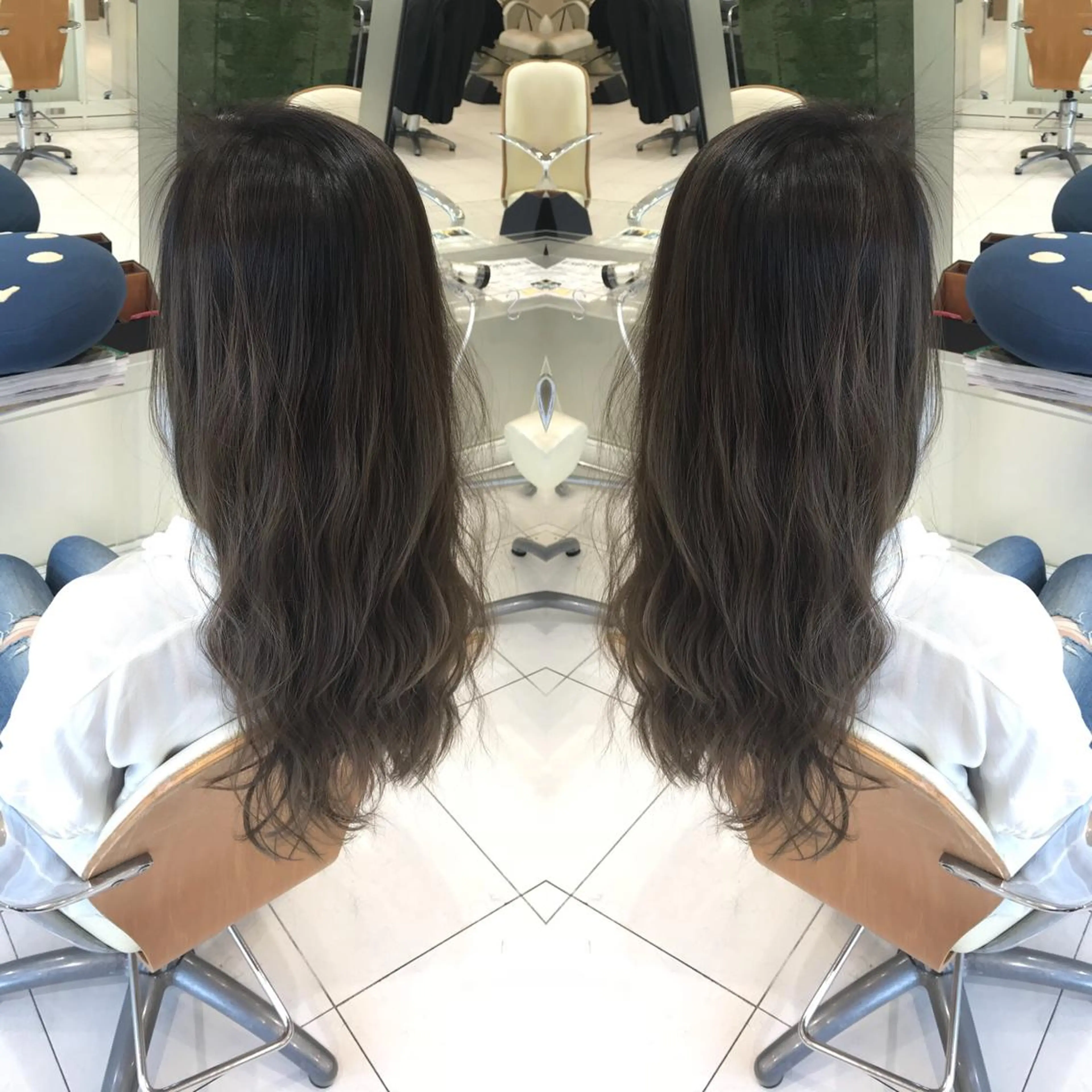 セミロング カラー D.log 大和西大寺店所属・川崎 雅大のヘアスタイル