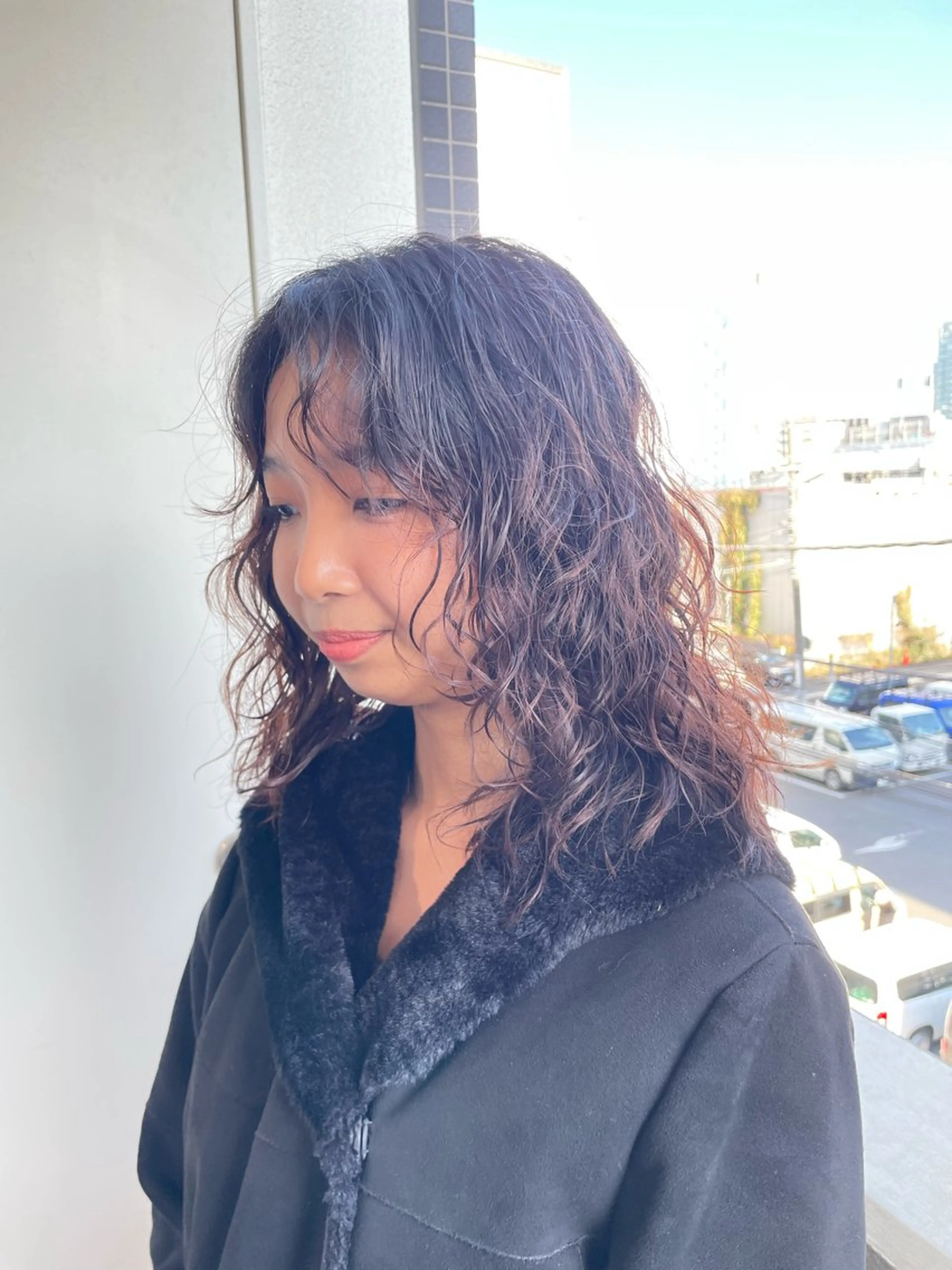 ミディアム パーマ カット パーマ トリートメント Toiro 横浜所属・🎀レイヤー/パーマ カラー/ai🎀のヘアスタイル