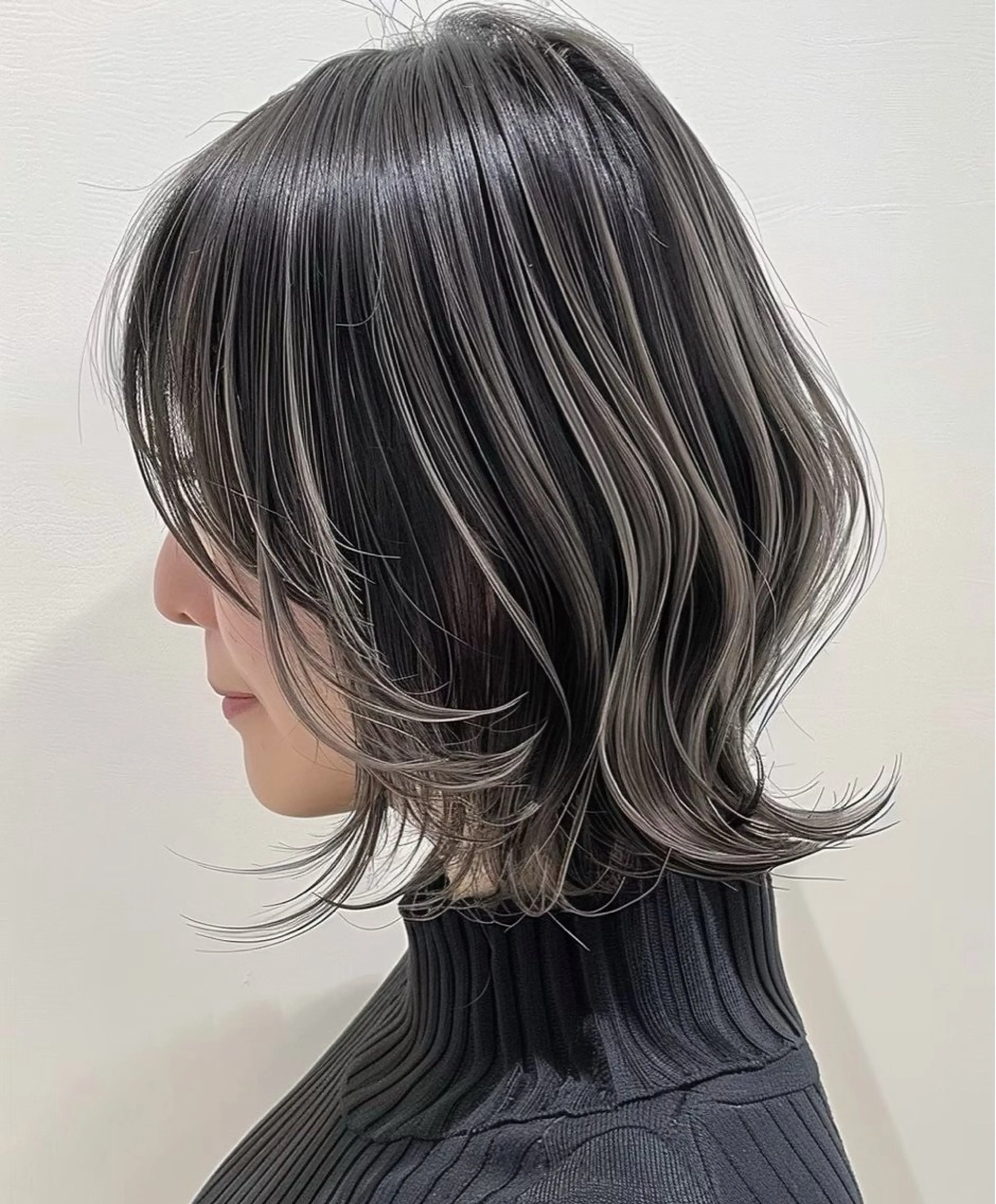 ミディアム ヘアカラー 🫧美髪矯正 🫧yukiのヘアスタイル
