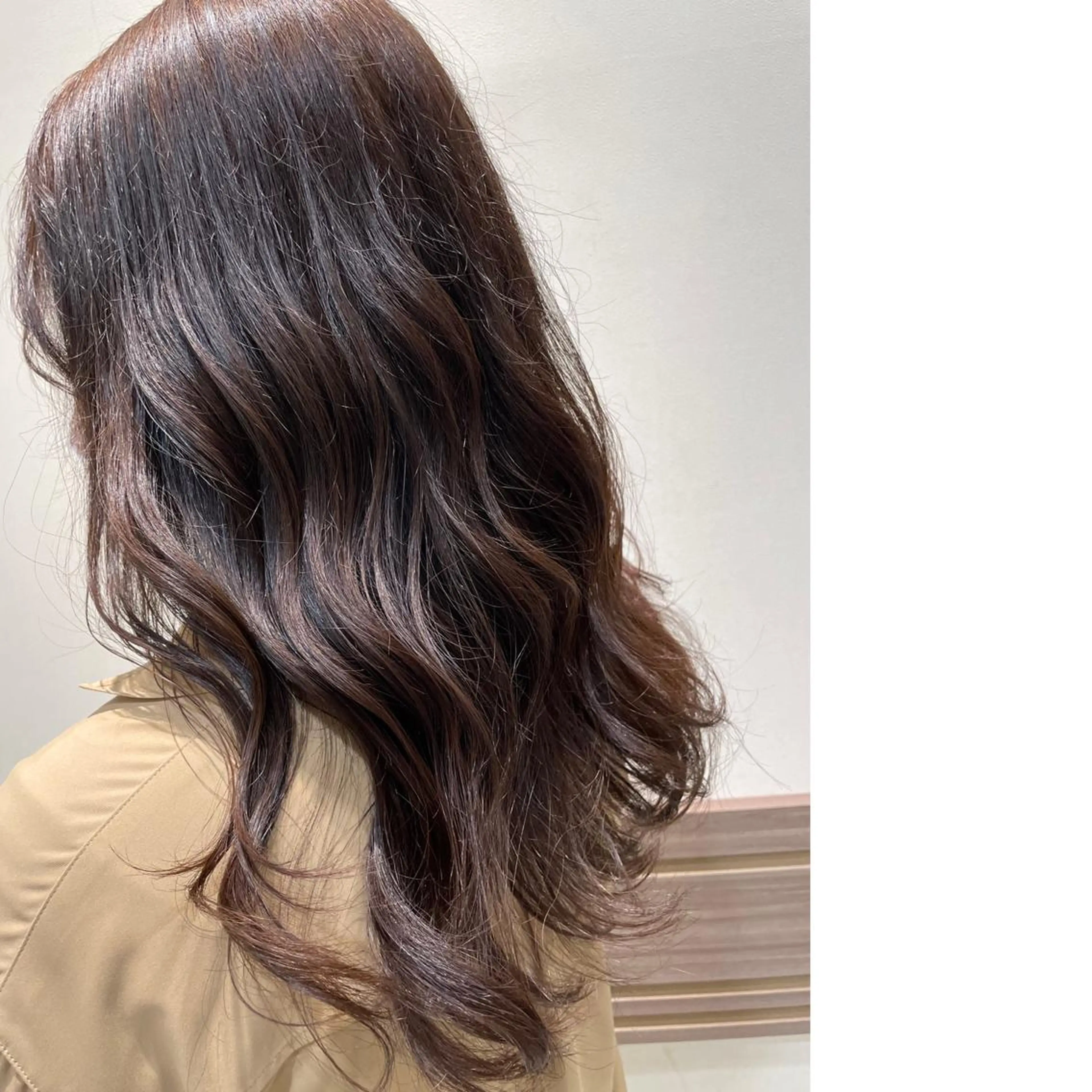 セミロング 韓国風ヘア Natsuki Kumagaiのヘアスタイル