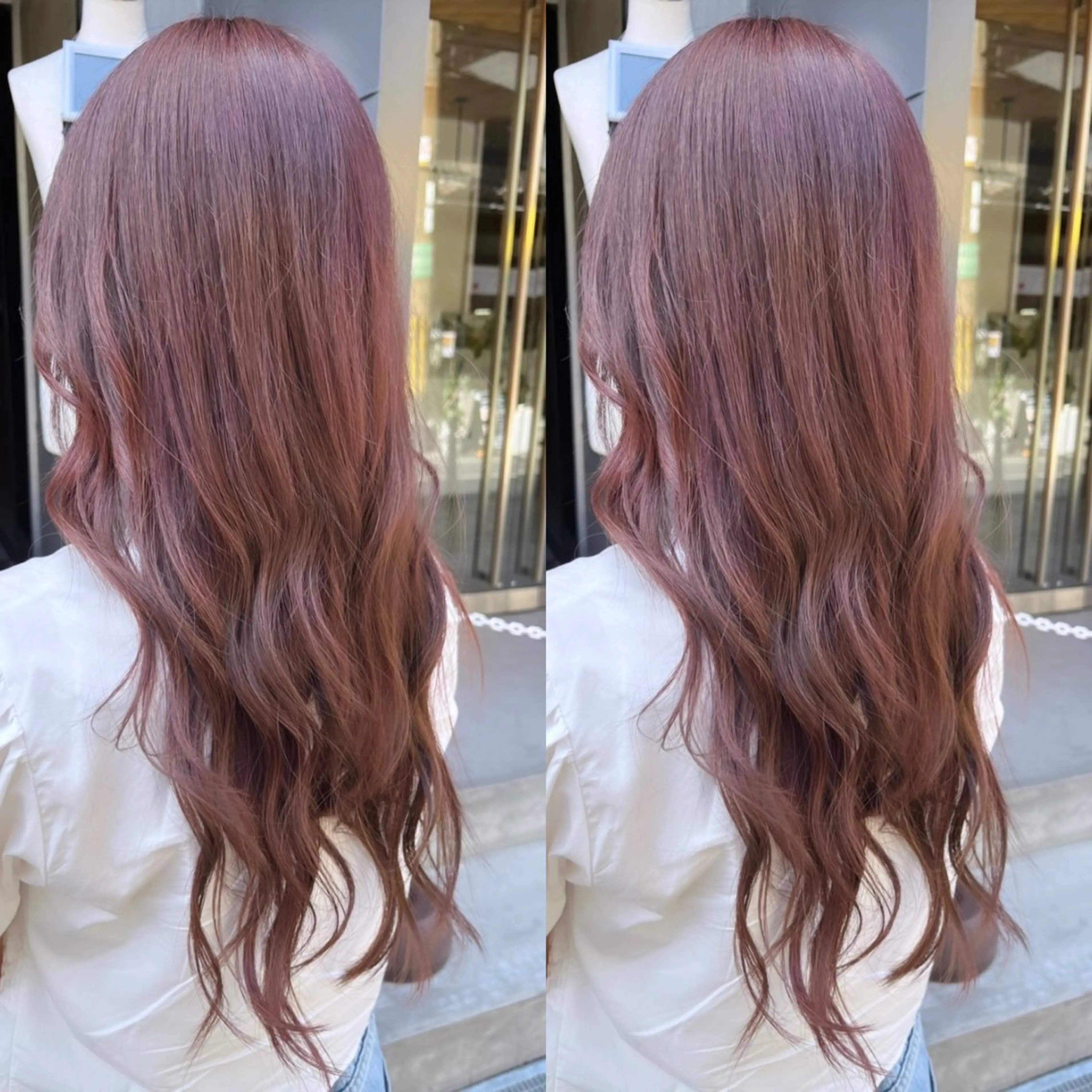 ロング カラー ヘアカラー トリートメント 髪質改善･縮毛矯正 特化･ユウシンのヘアスタイル