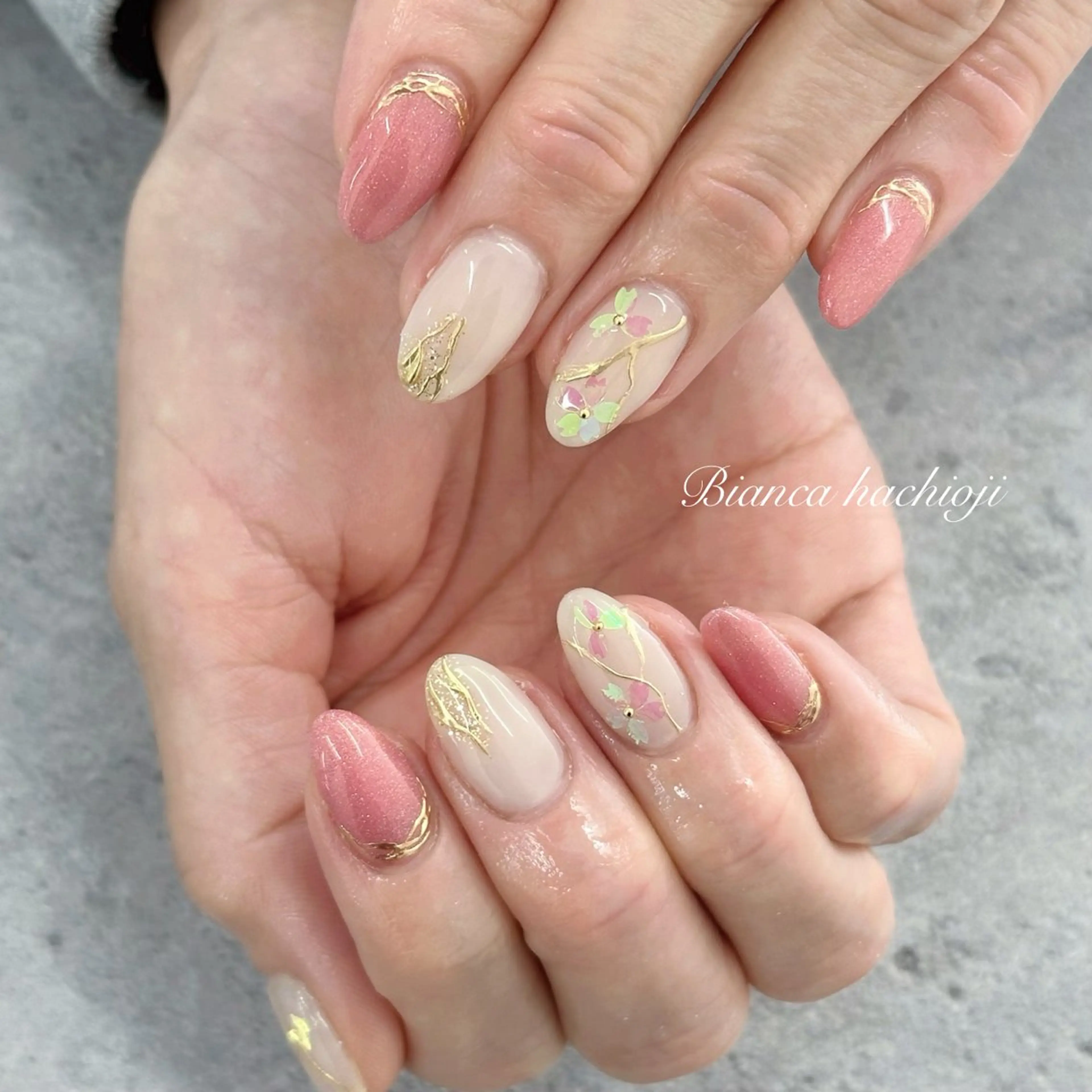 ネイル ハンドネイル Bianca🦋 AIRAのネイルデザイン