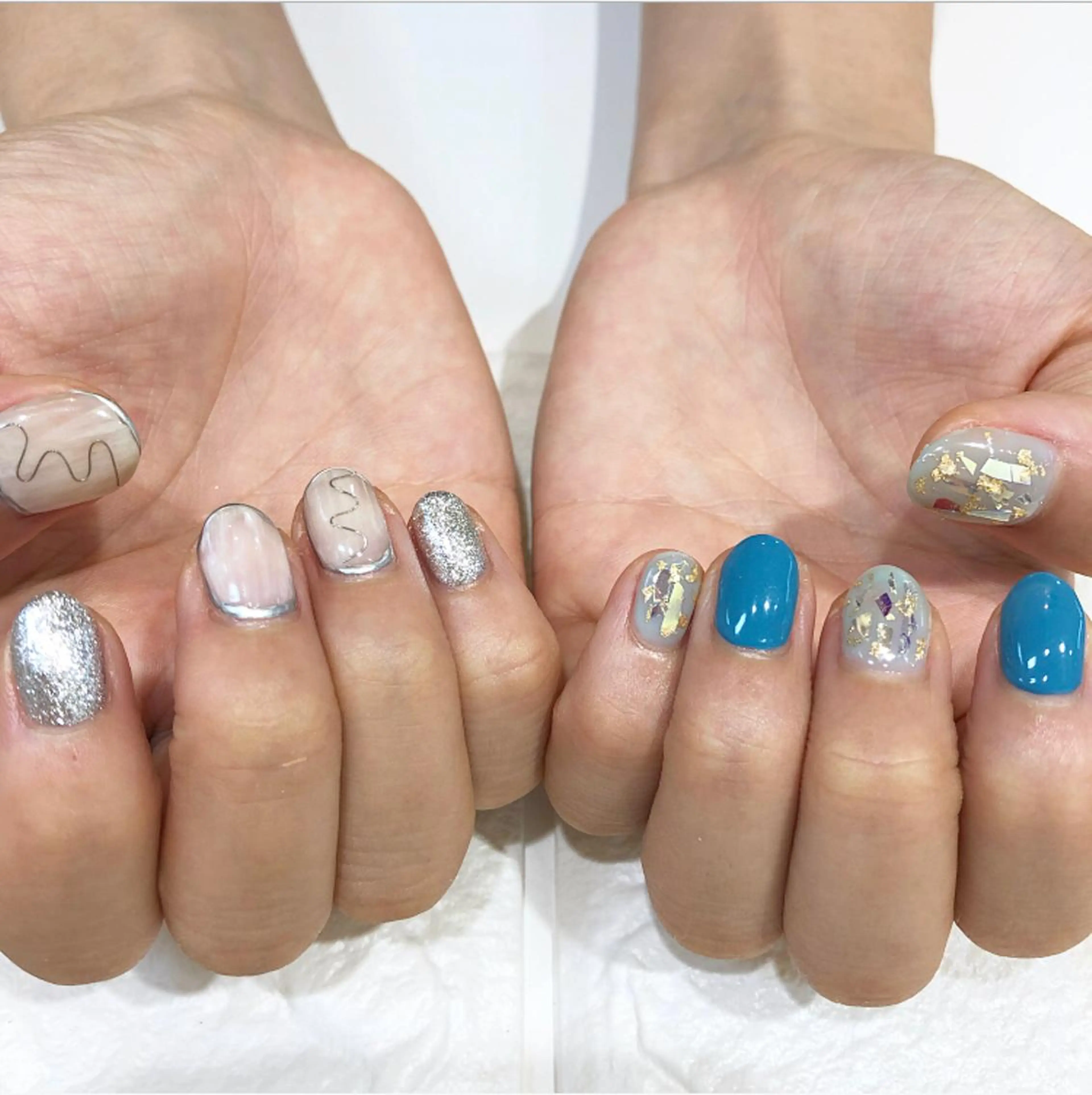 ネイル アートネイル ニュアンスネイル U rinaのマツエク・マツパデザイン