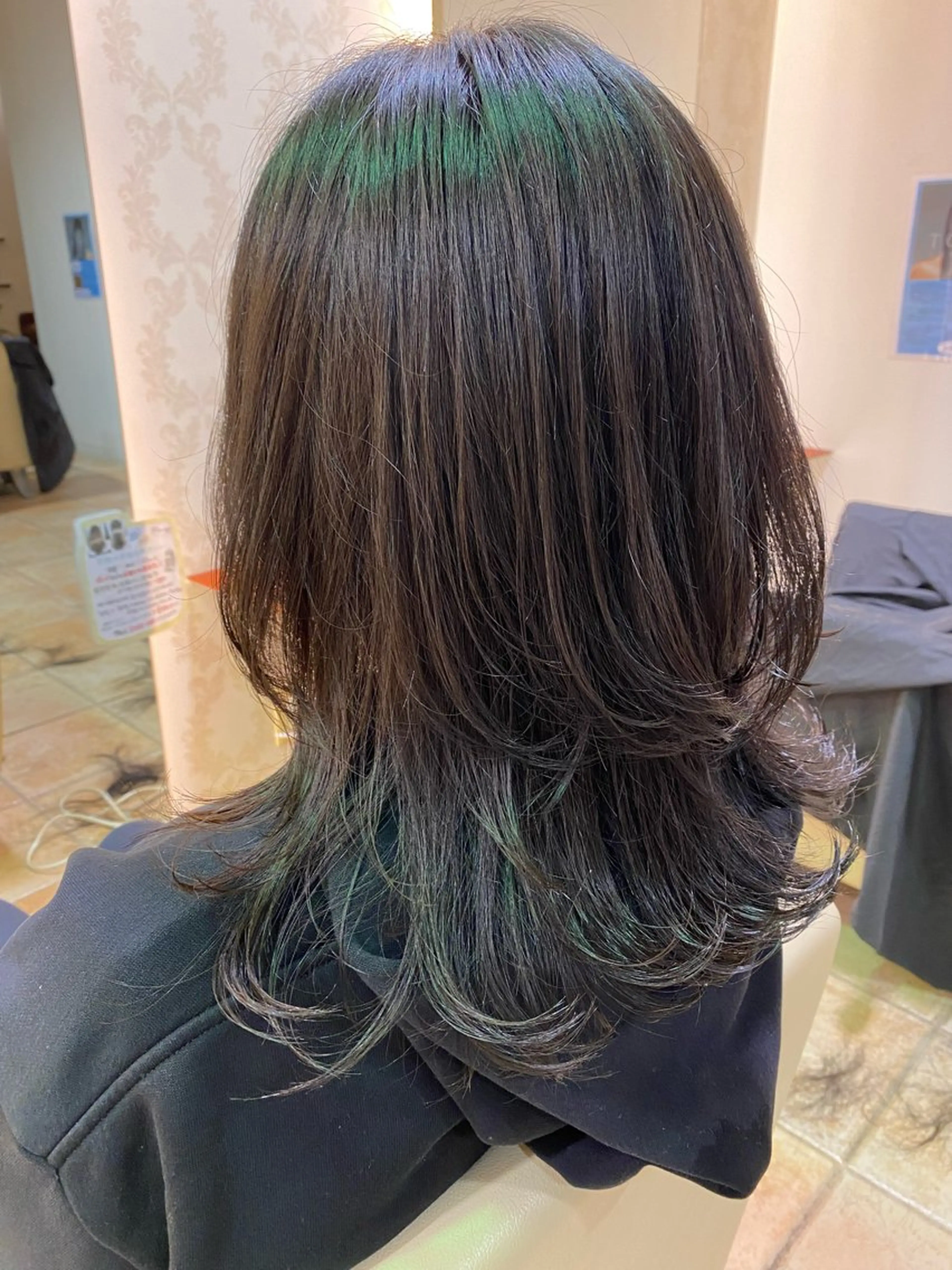 セミロング レイヤーカット Fuse所属・Hana ⭐️カラーモデル募集のヘアスタイル