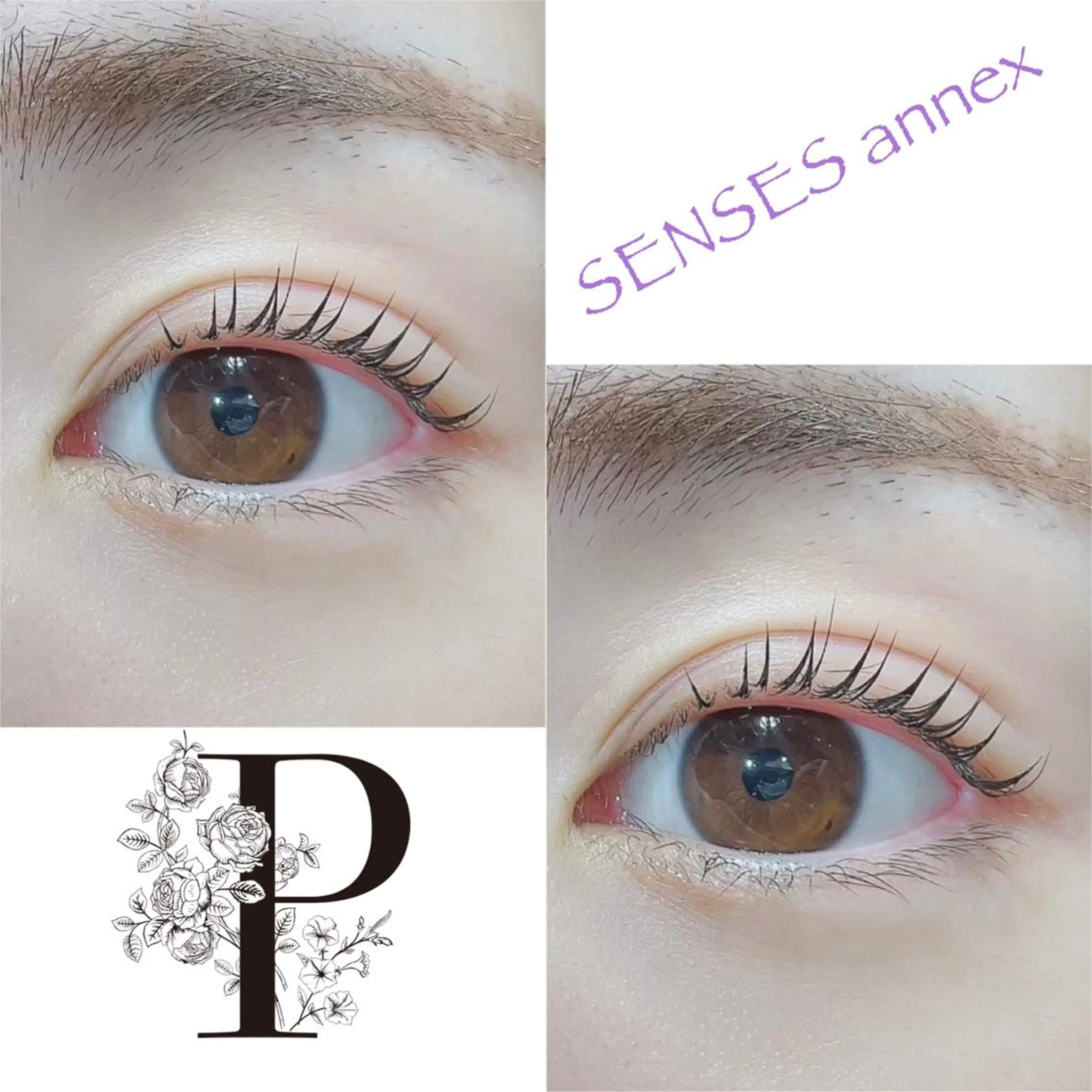 マツエク・マツパ パリジェンヌラッシュリフト SENSES_ WAKAのマツエク・マツパデザイン