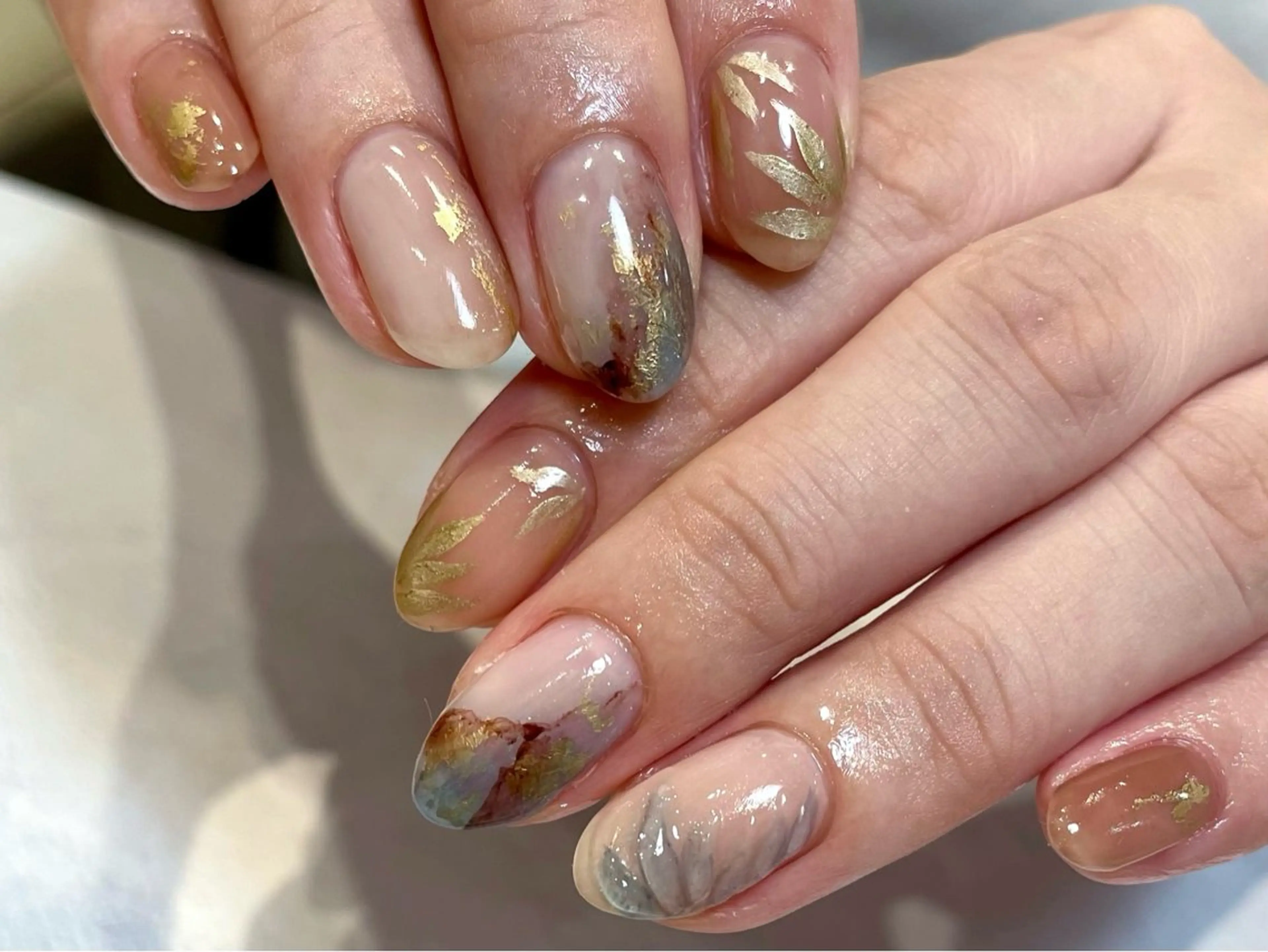 ネイル ハンドネイル rig nail草加店所属・松本 紋世のネイルデザイン