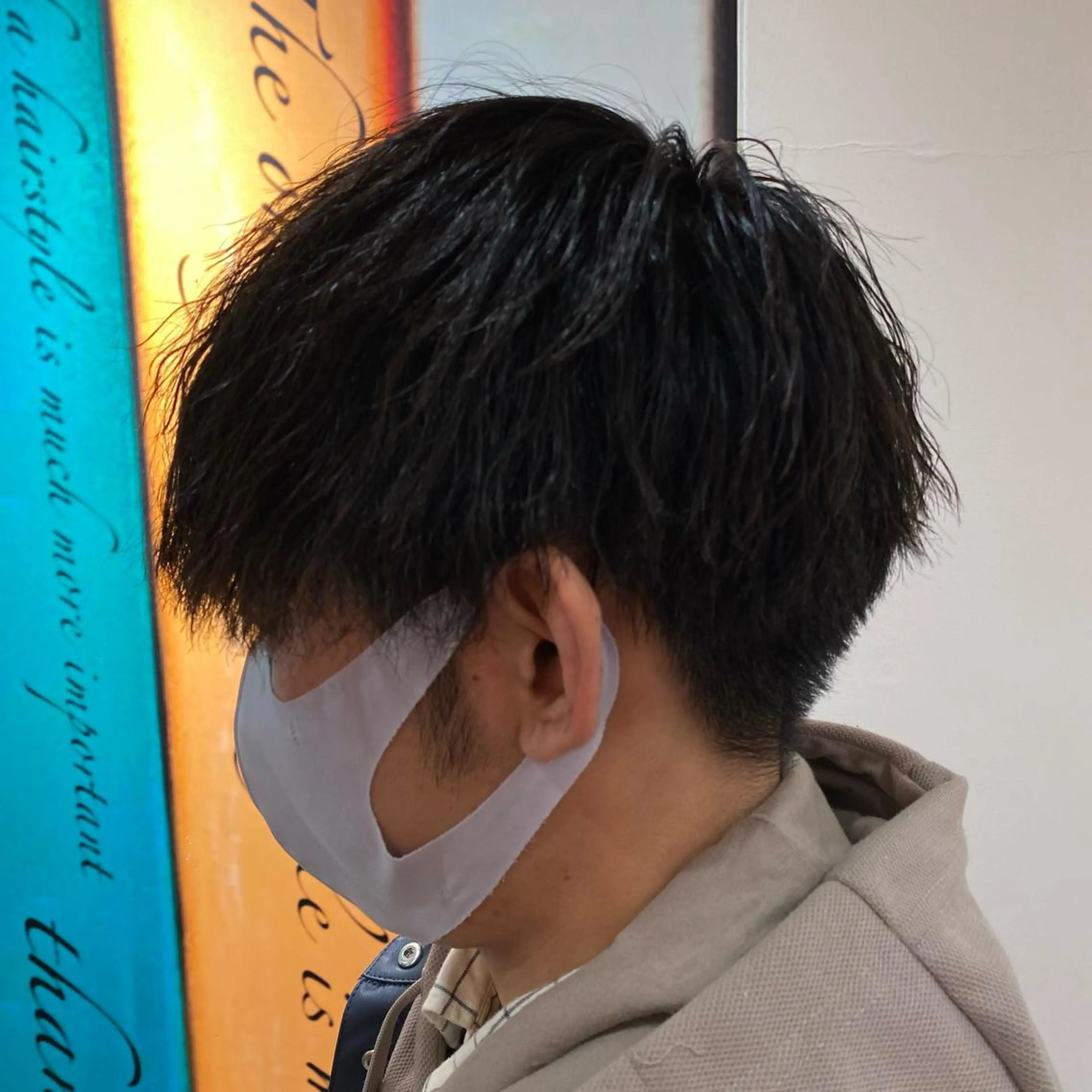 ショート パーマ メンズ 橋本 琉磨のヘアスタイル