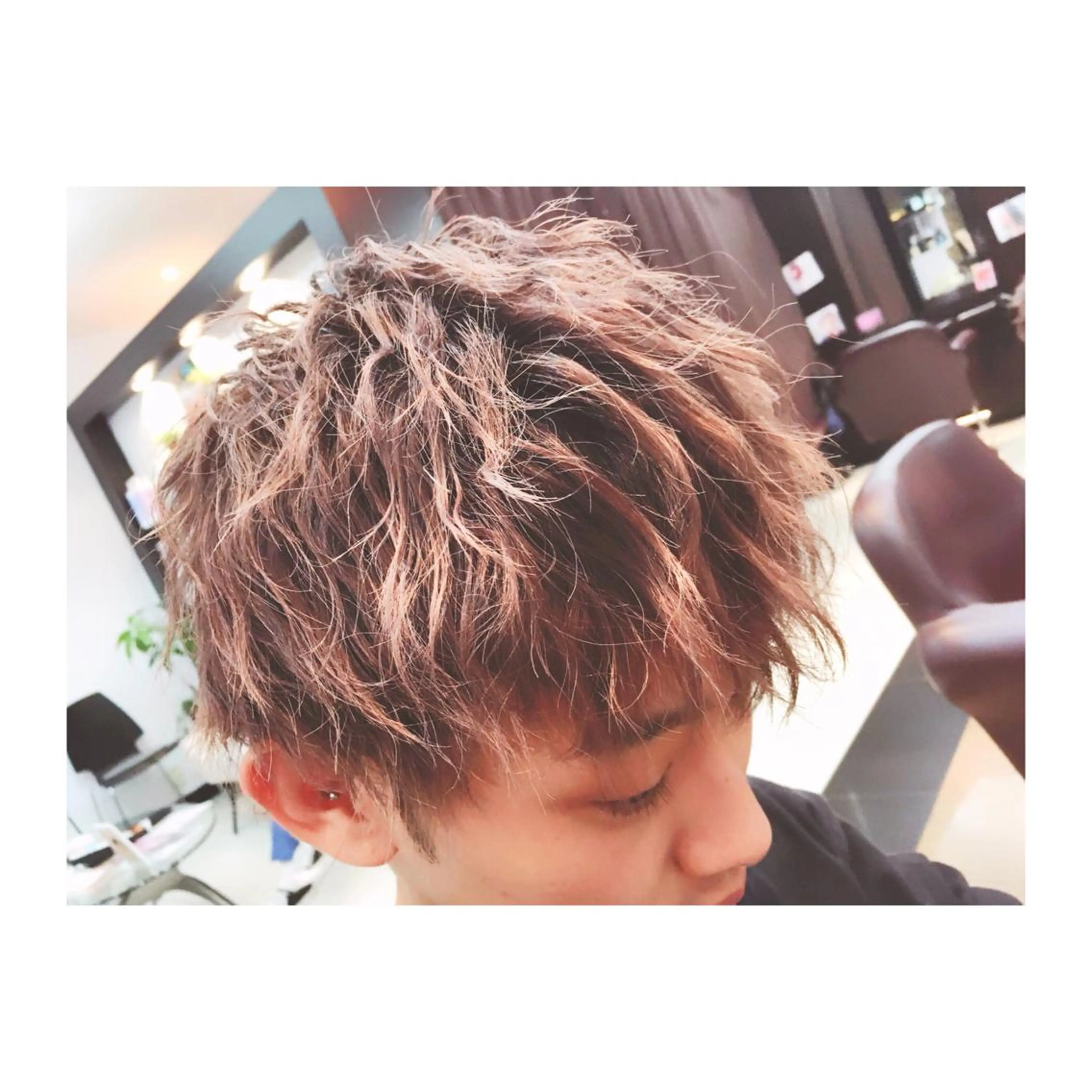 メンズ カット ヘアセット ange☞ soutaのヘアスタイル