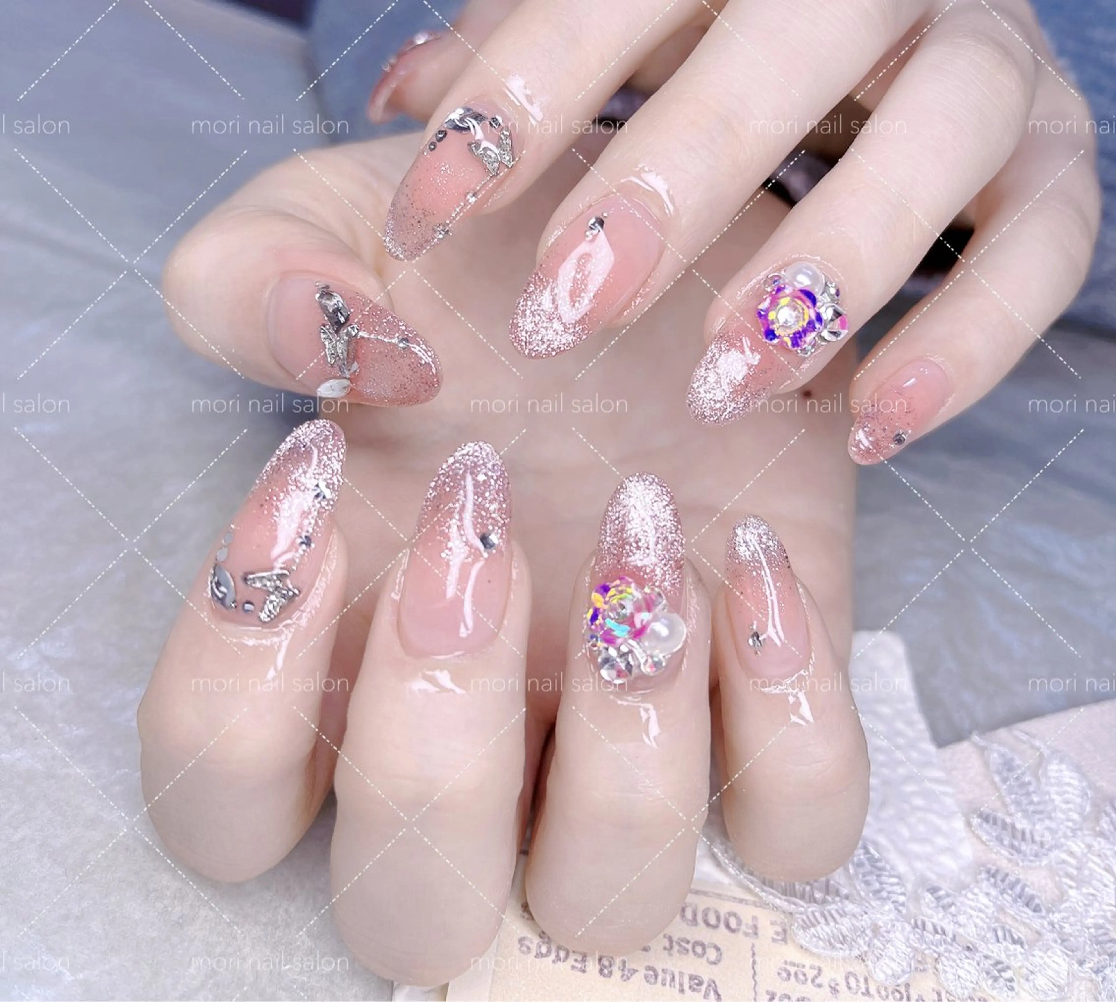 ネイル ハンドネイル 森 ネイルサロンのネイルデザイン