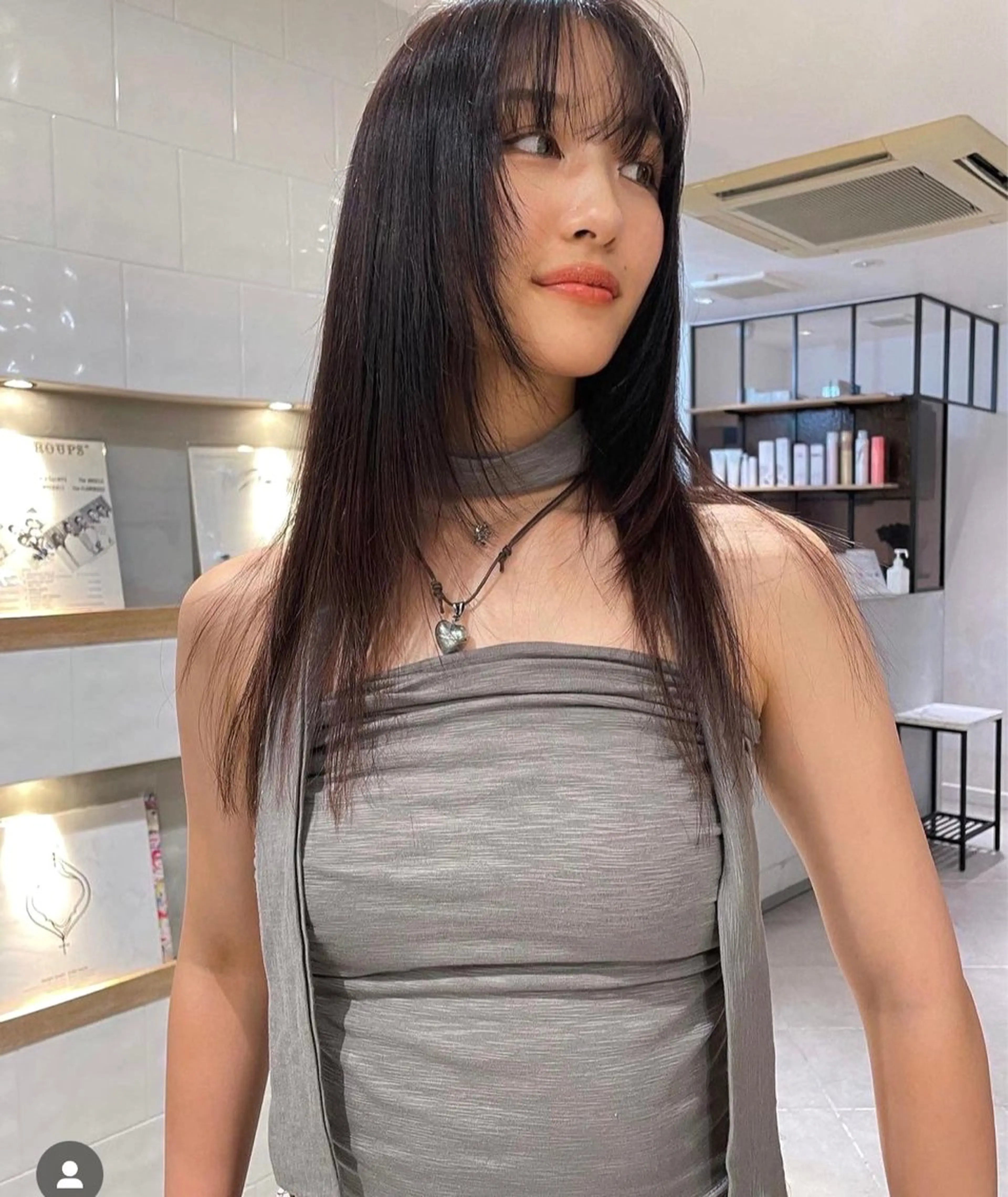 ロング 顔まわりレイヤー レイヤーカット HIBIKI/原宿 ハッシュカット🪄のヘアスタイル