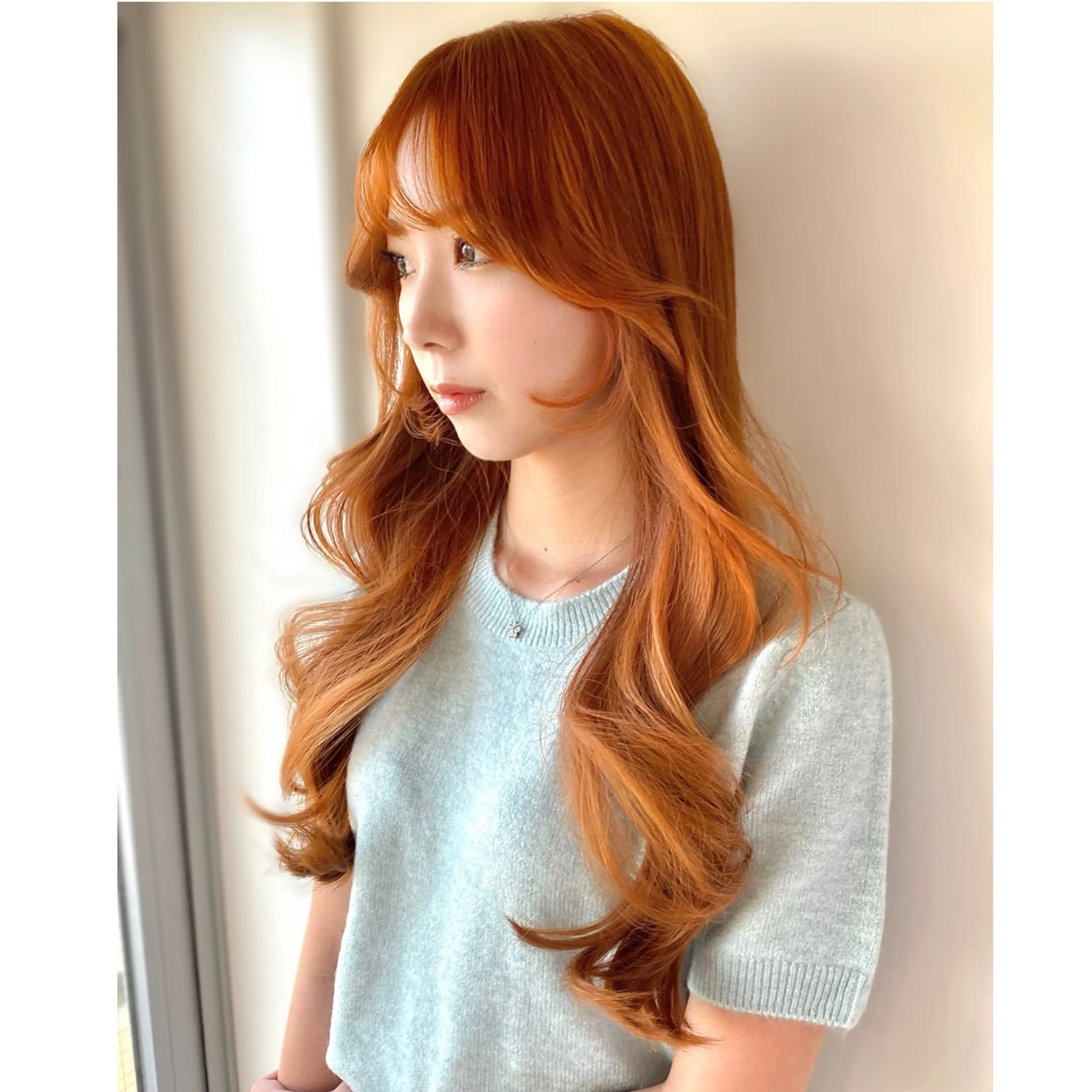 ロング ヨシンモリ レイヤーカット 森 隆秀/韓国ヘアのヘアスタイル