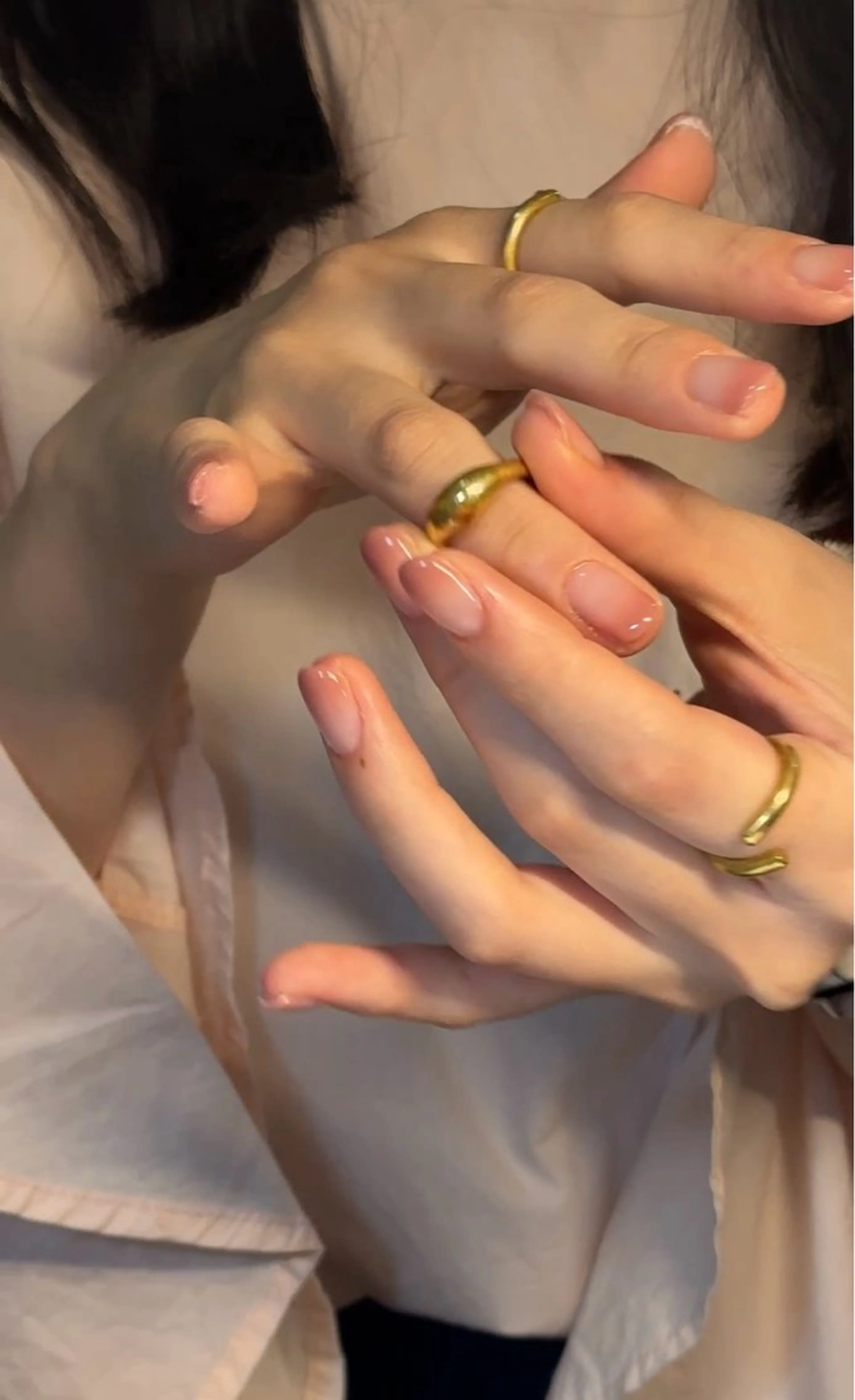 【初回限定】オフなし/スキンカラーグラデーションネイル🧴🫧の写真