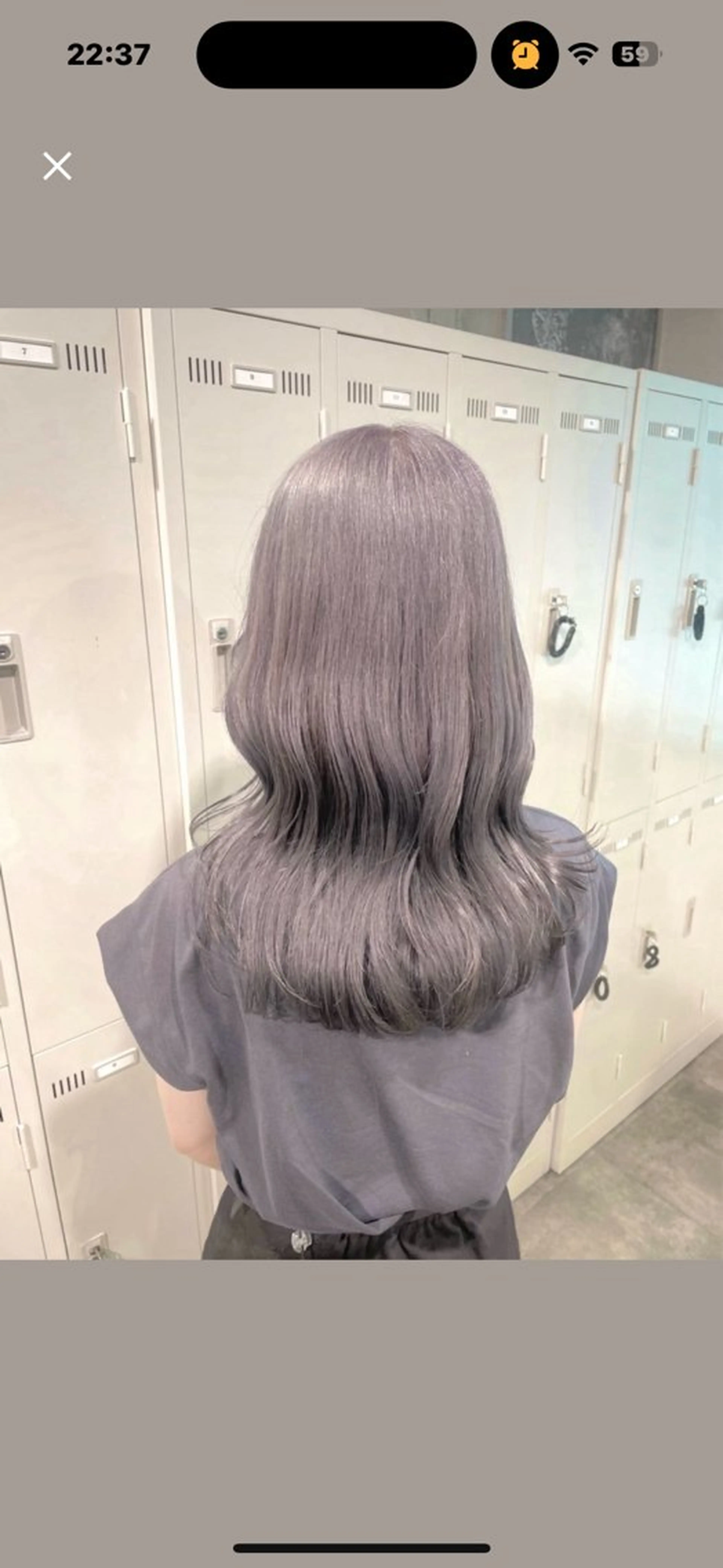 ロング カラー ブリーチ 透明感カラー グレージュ ラベンダーカラー ラベンダーグレージュ ヘアカラー 透明感カラー.似合わ せ🎀amika🎀のヘアスタイル