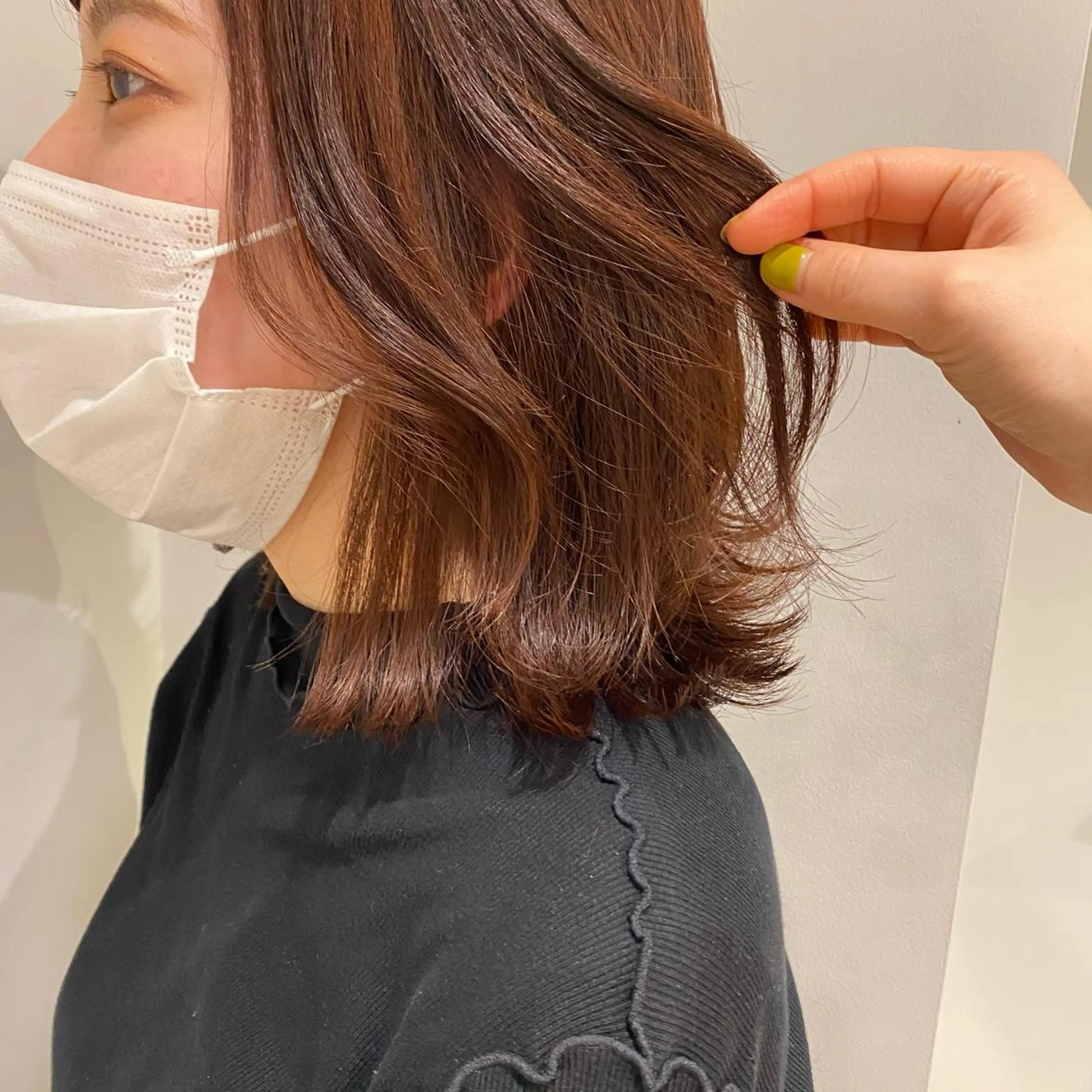 ミディアム GO TODAY SHAiRE SALON 原宿Stella店所属・𓍯柔らかhair 𓍯 yukinoのヘアスタイル