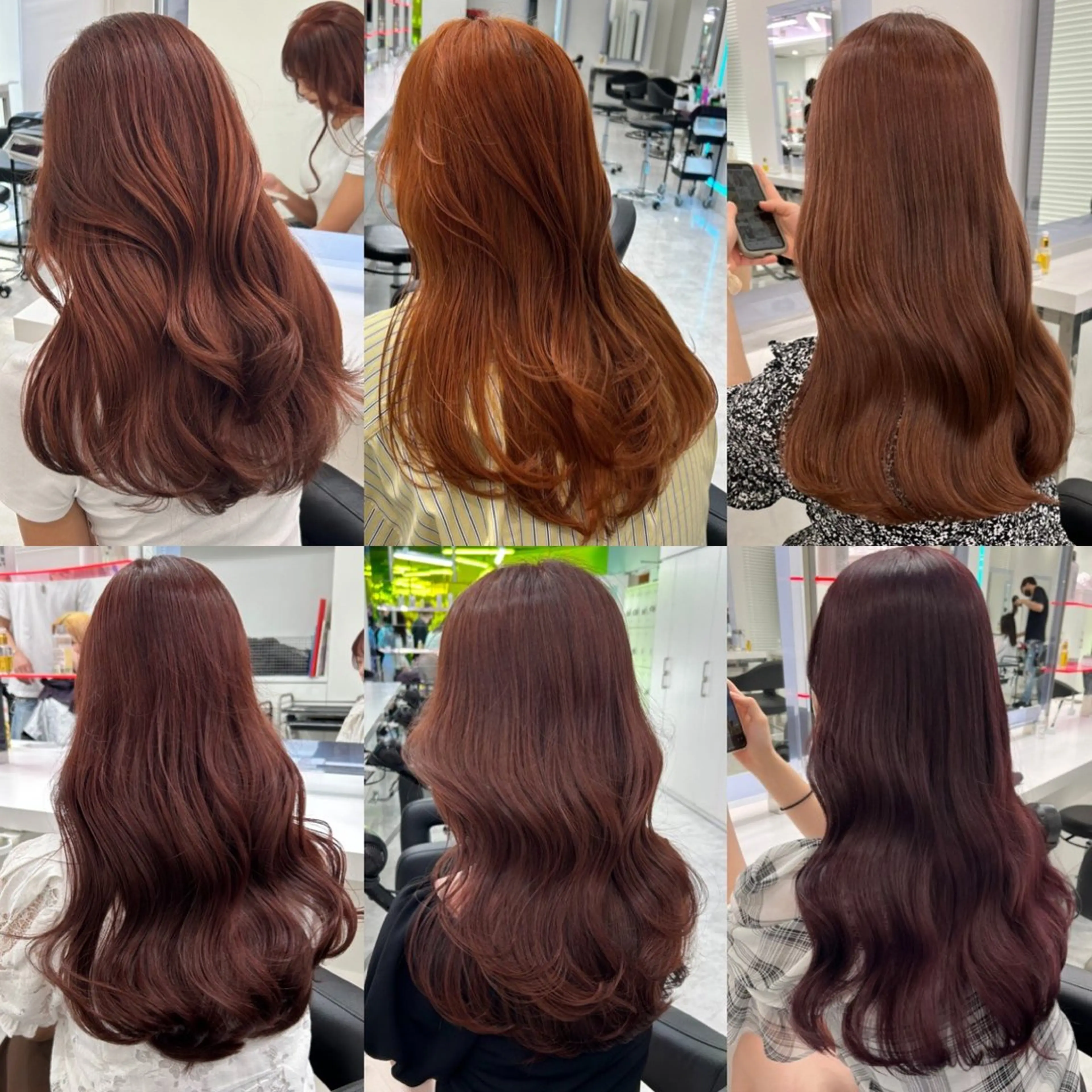ロング ヘアカラー トリートメント ヘッドスパ ヘアセット 💖透け感ベージュ KOTA💖のヘアスタイル