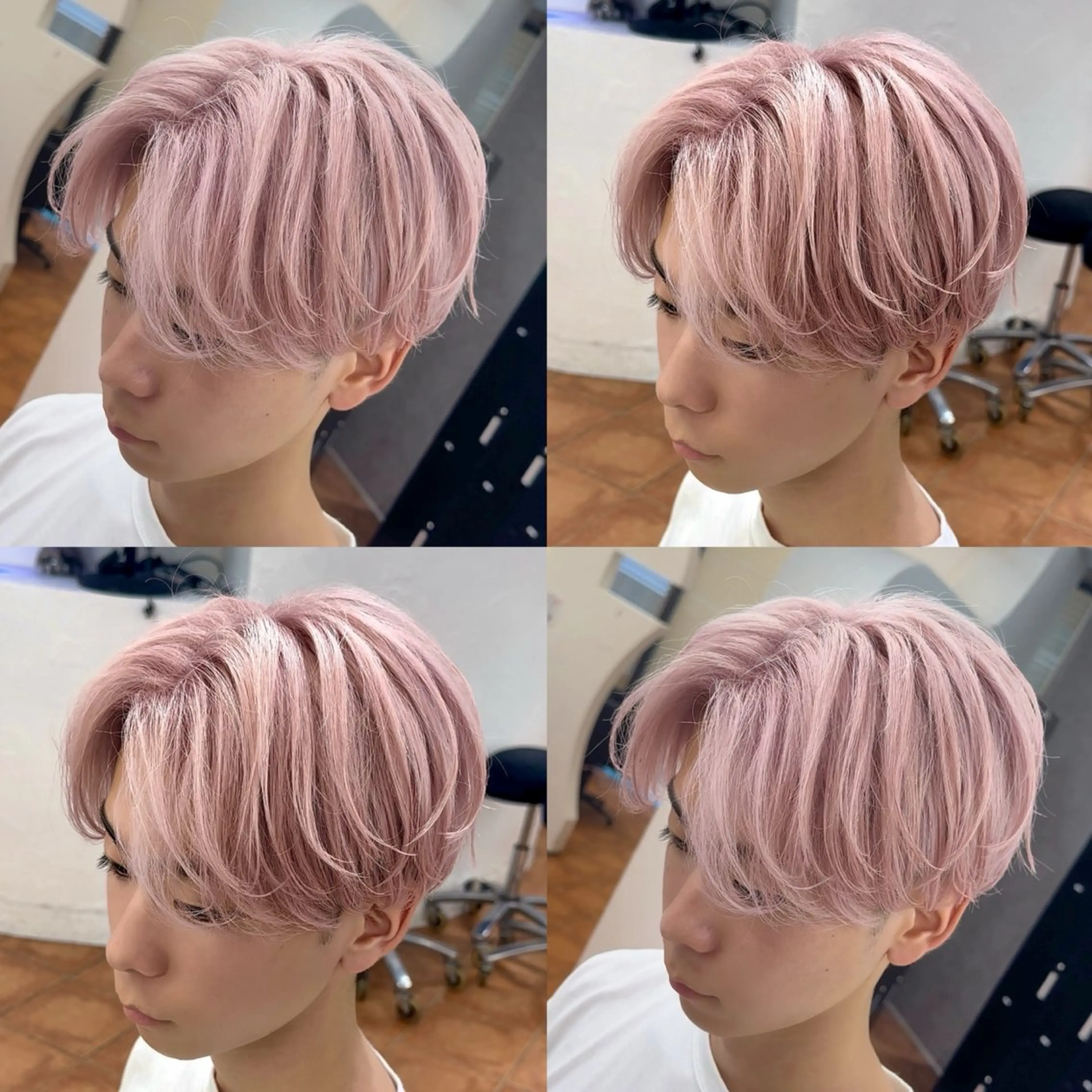 カラー メンズ カット ヘアカラー メンズカット ‪‪/メッシュのヘアスタイル
